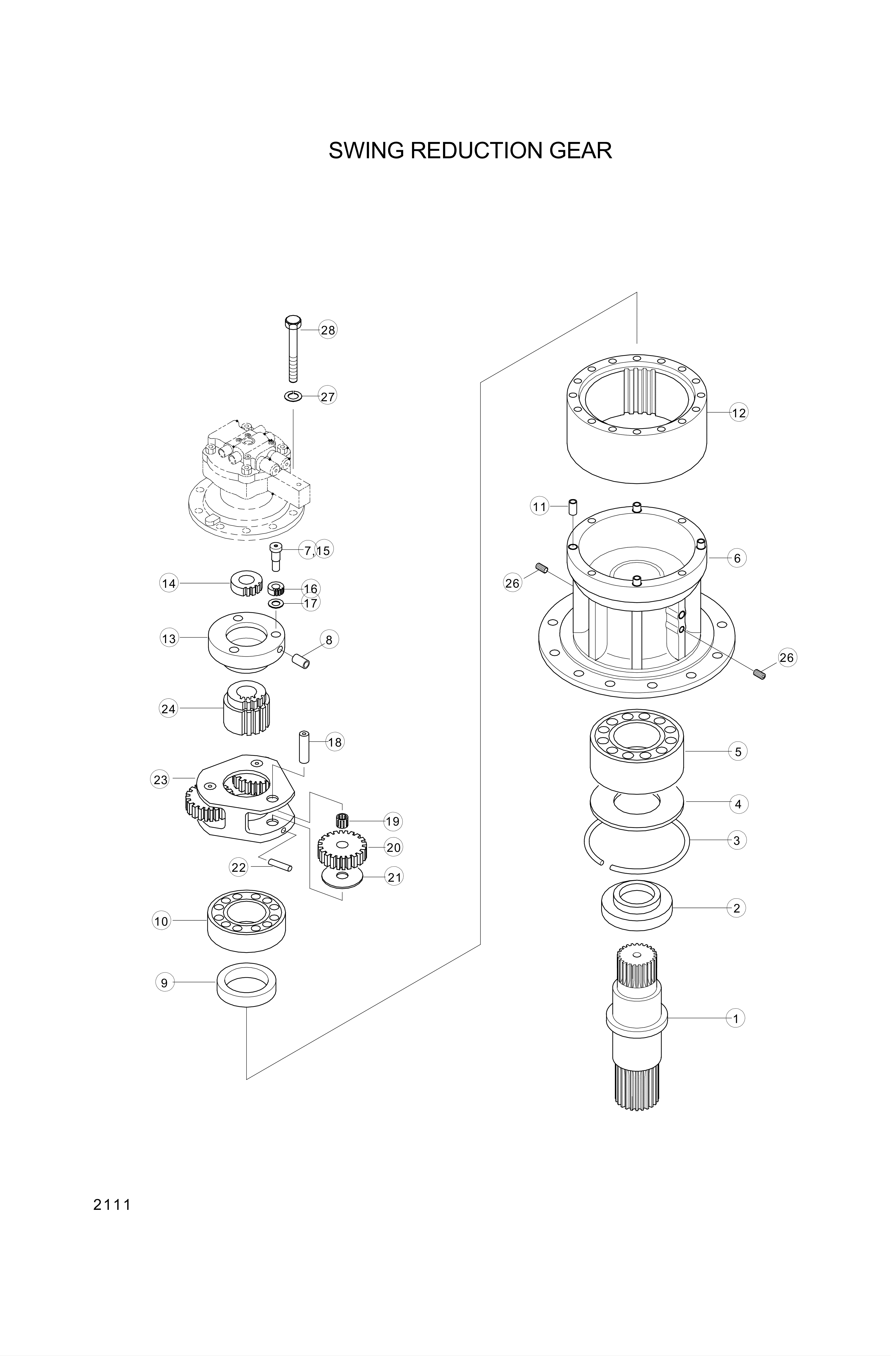 drawing for Hyundai Construction Equipment XKAH-00336 - WASHER-SPRING (figure 3)