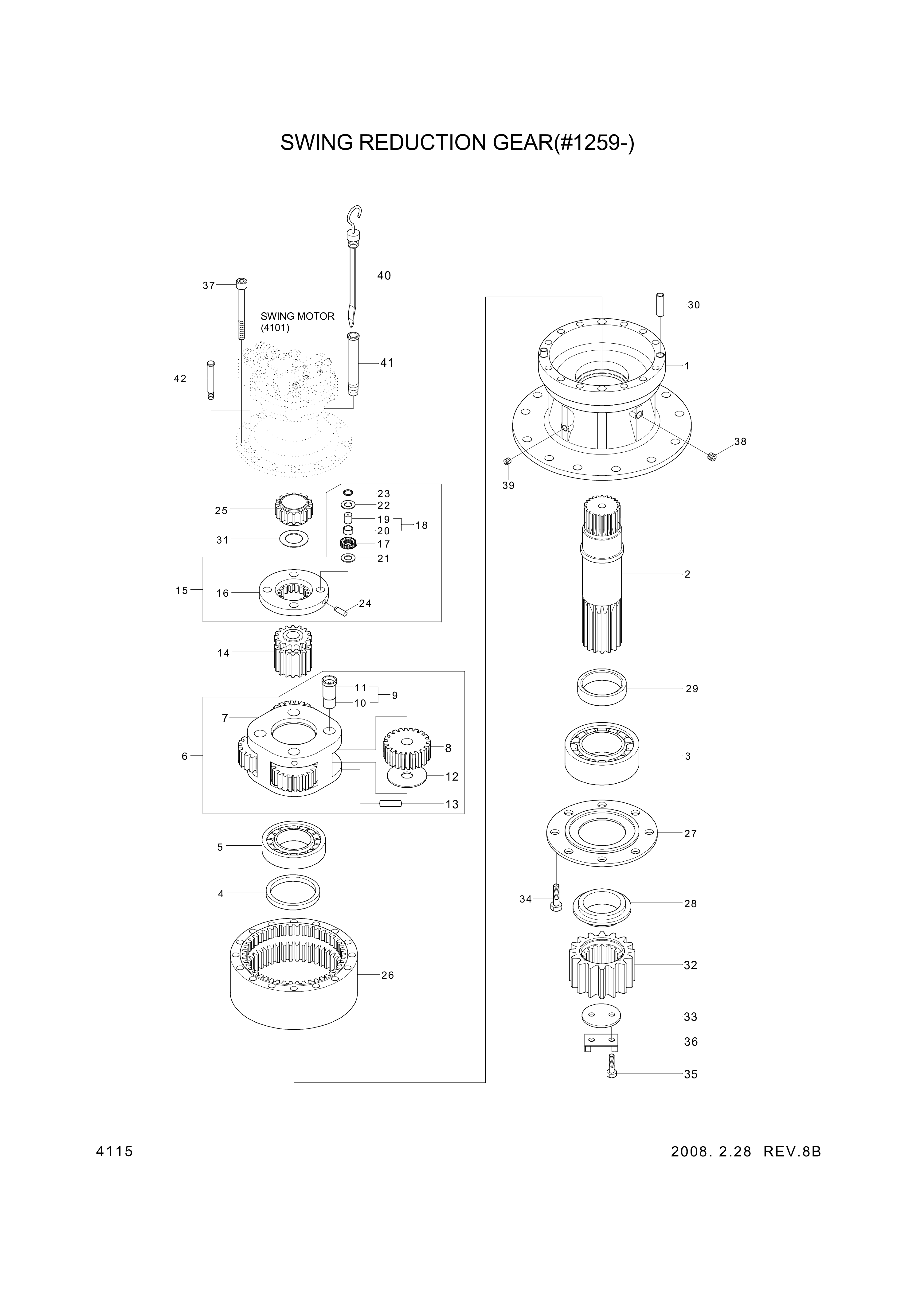 drawing for Hyundai Construction Equipment XKAQ-00428 - SHAFT-DRIVE (figure 2)