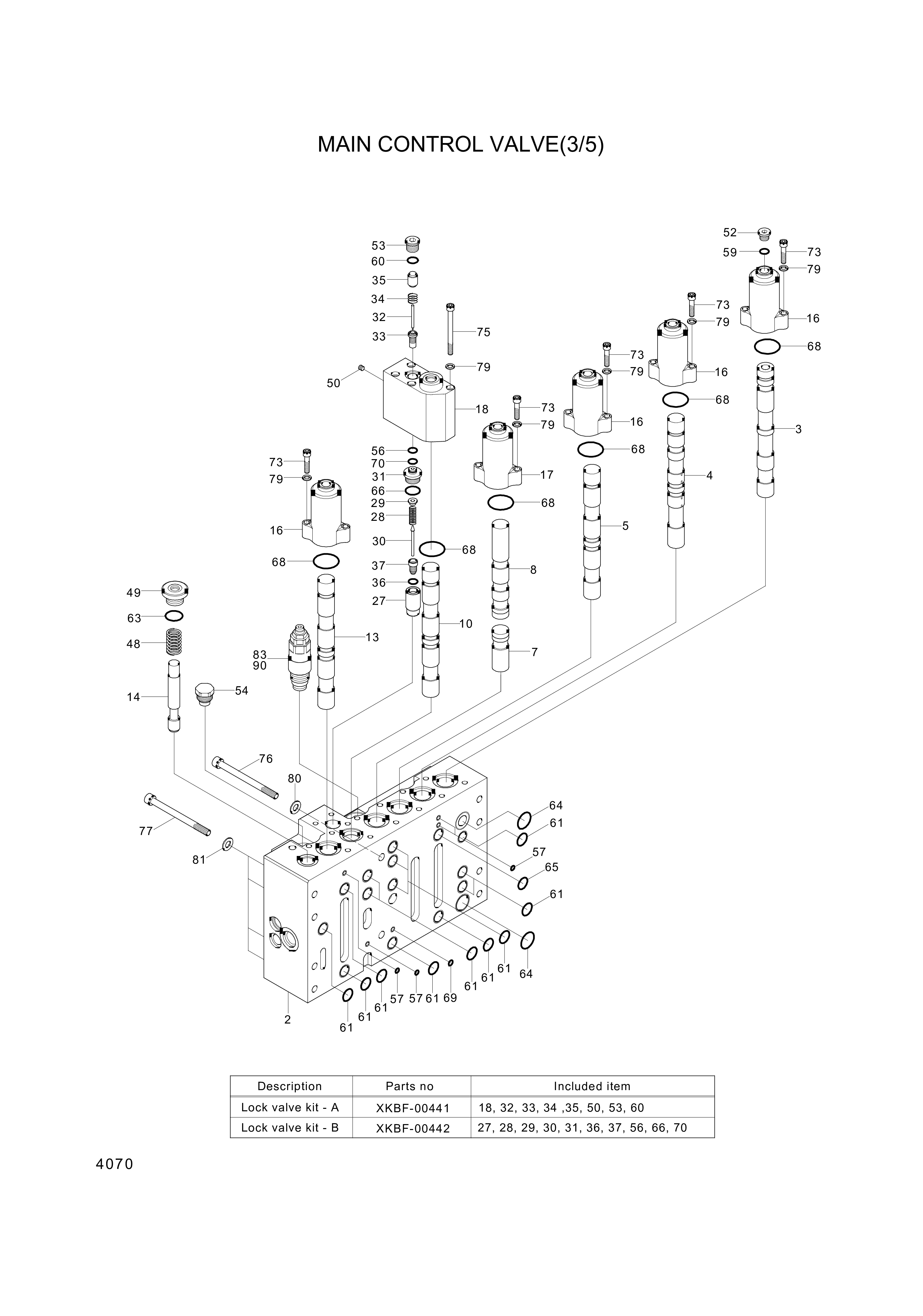 drawing for Hyundai Construction Equipment XKBF-01418 - VALVE ASSY-RELIEF/PORT (figure 5)