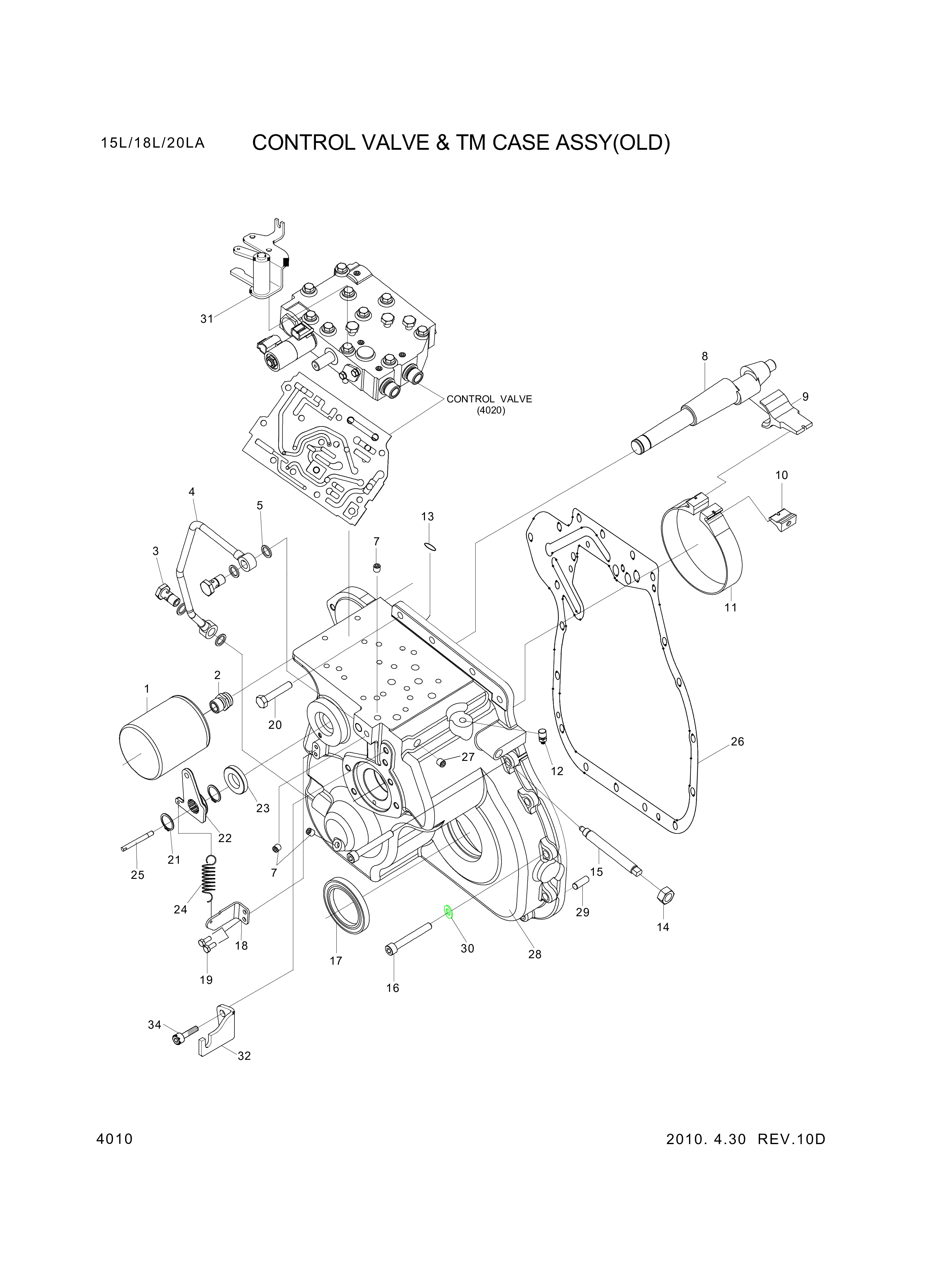 drawing for Hyundai Construction Equipment XKCF-00015 - SHAFT-ADJUST (figure 2)