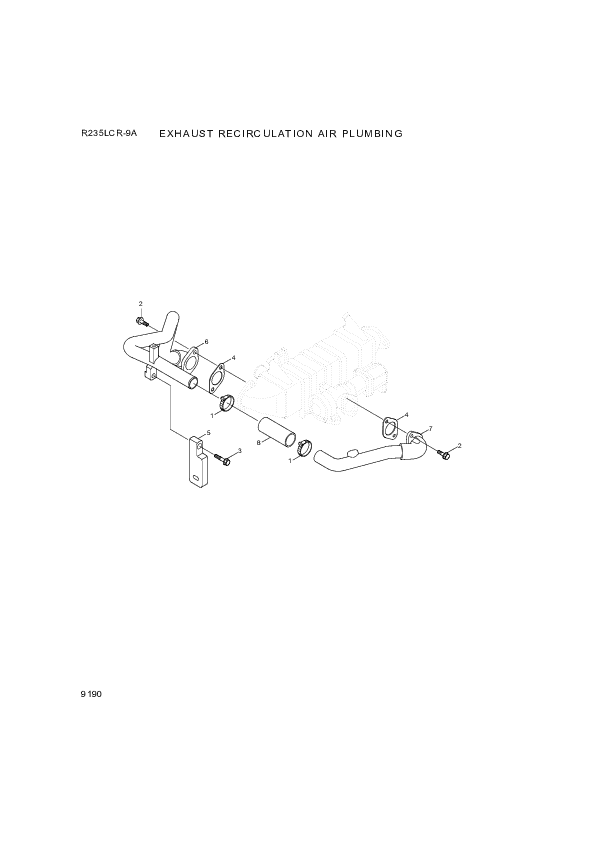 drawing for Hyundai Construction Equipment YUBP-04914 - CLAMP (figure 3)