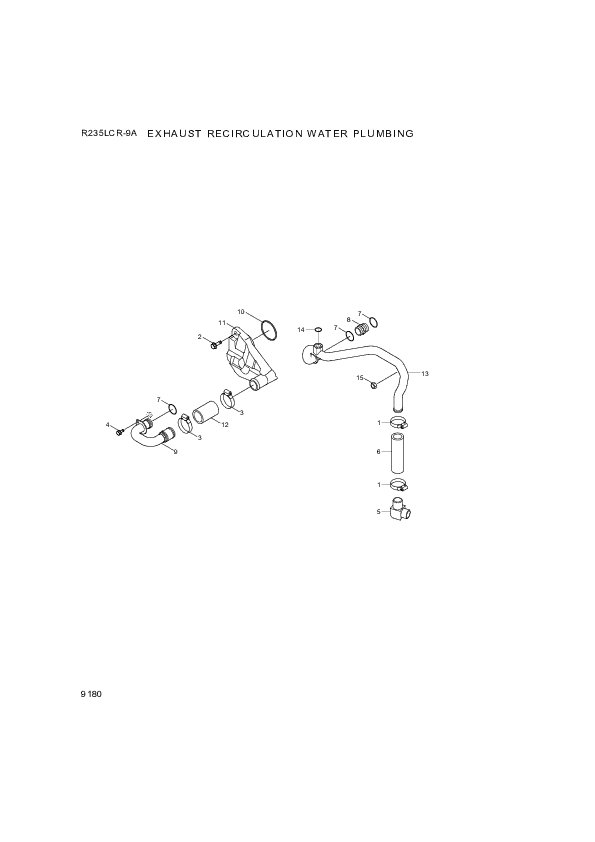 drawing for Hyundai Construction Equipment YUBP-06847 - CLAMP-HOSE (figure 3)