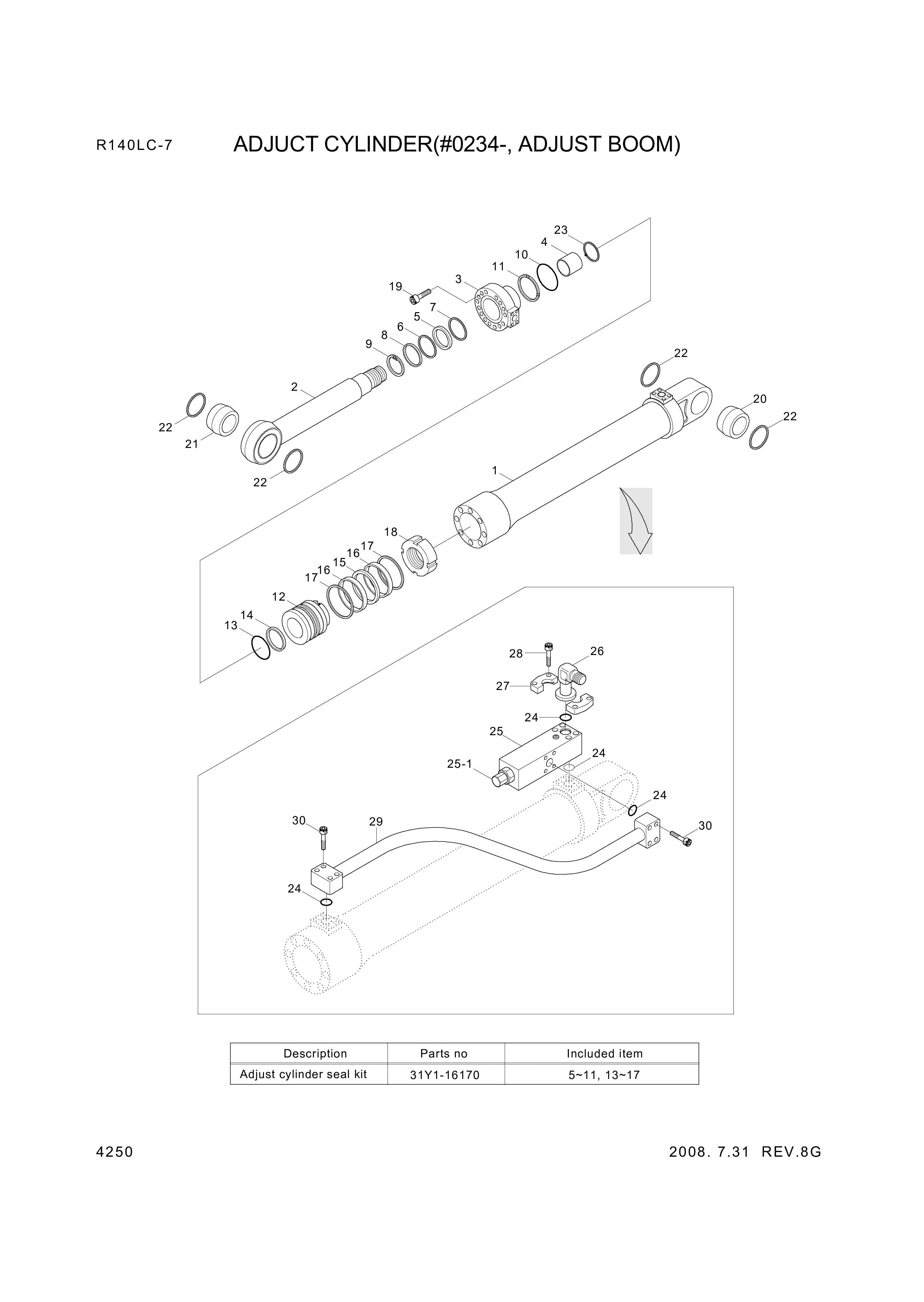 drawing for Hyundai Construction Equipment 95113-13500 - O-RING (figure 4)