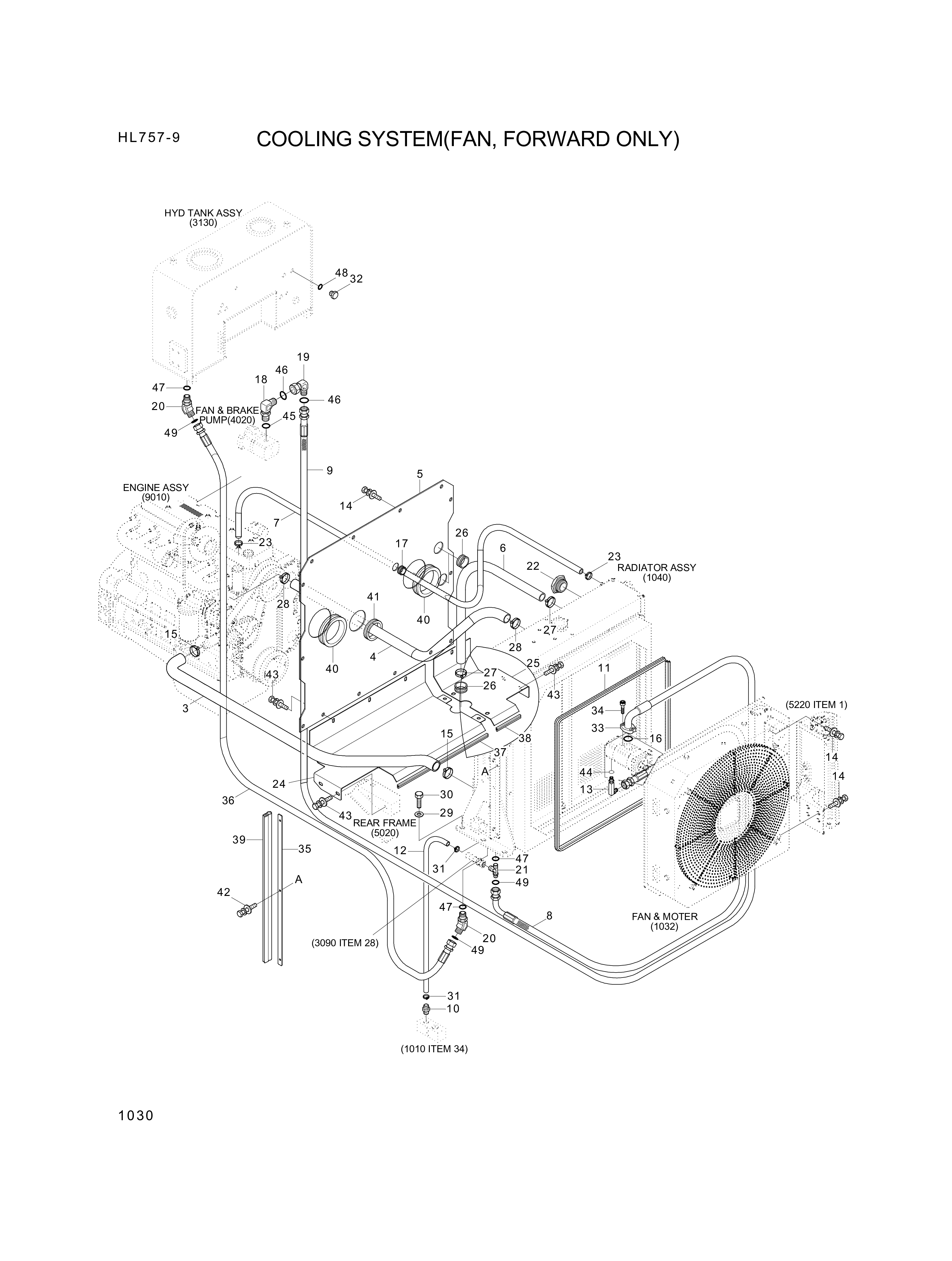 drawing for Hyundai Construction Equipment P980-124354 - HOSE ASSY-ORFS&FLG (figure 1)