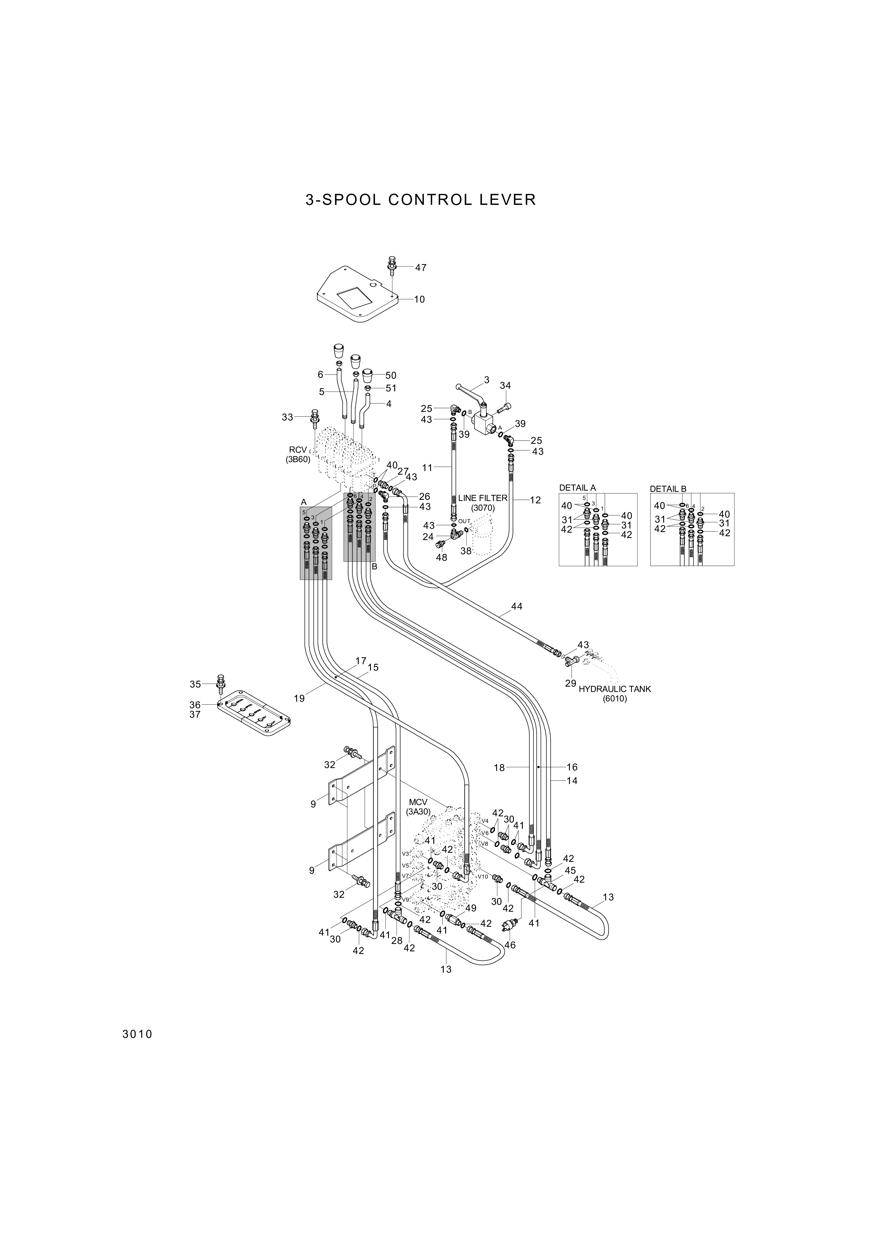 drawing for Hyundai Construction Equipment P930-061044 - HOSE ASSY-ORFS&THD (figure 2)