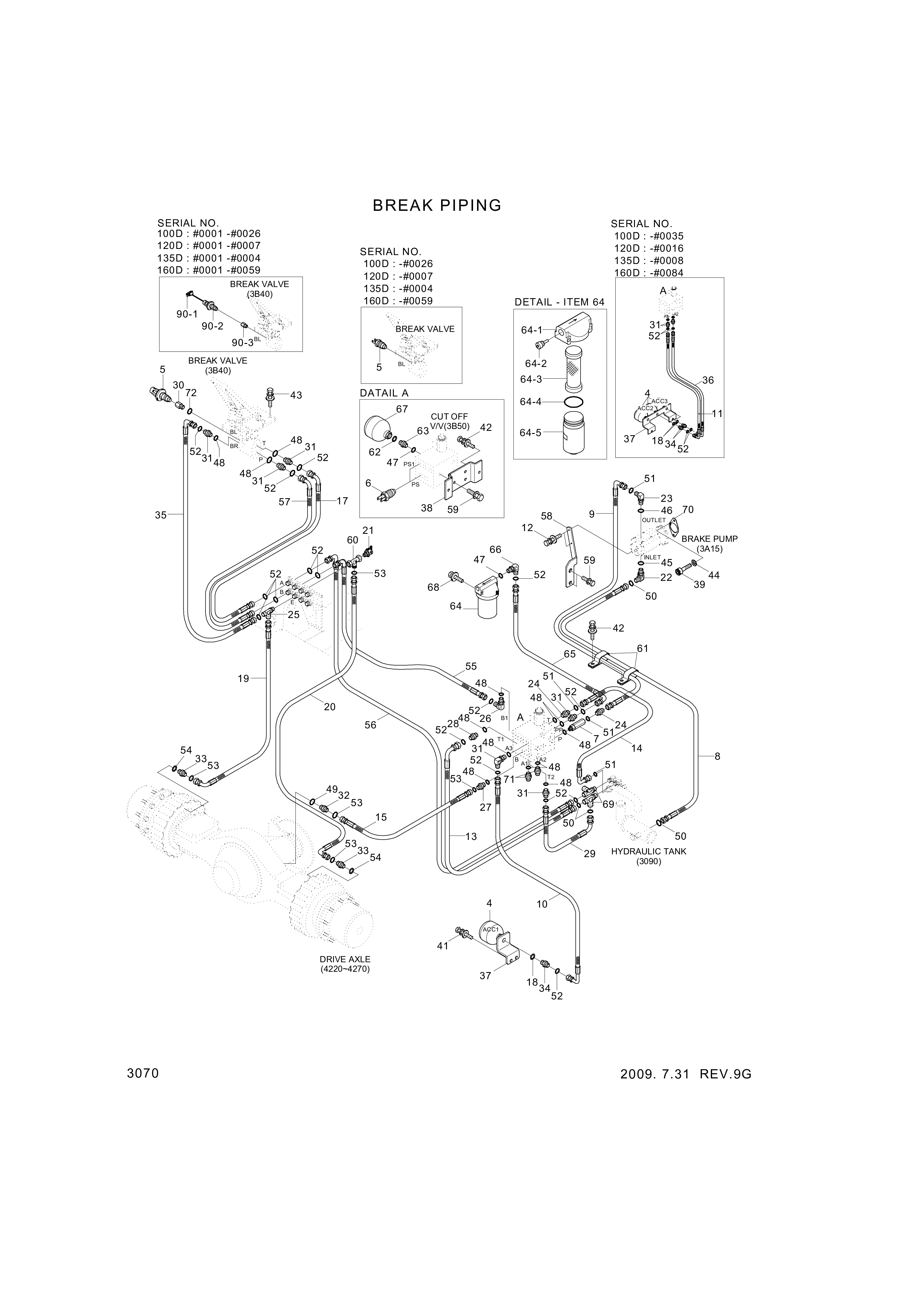 drawing for Hyundai Construction Equipment 31E3-00670 - HEAD-FILTER (figure 5)