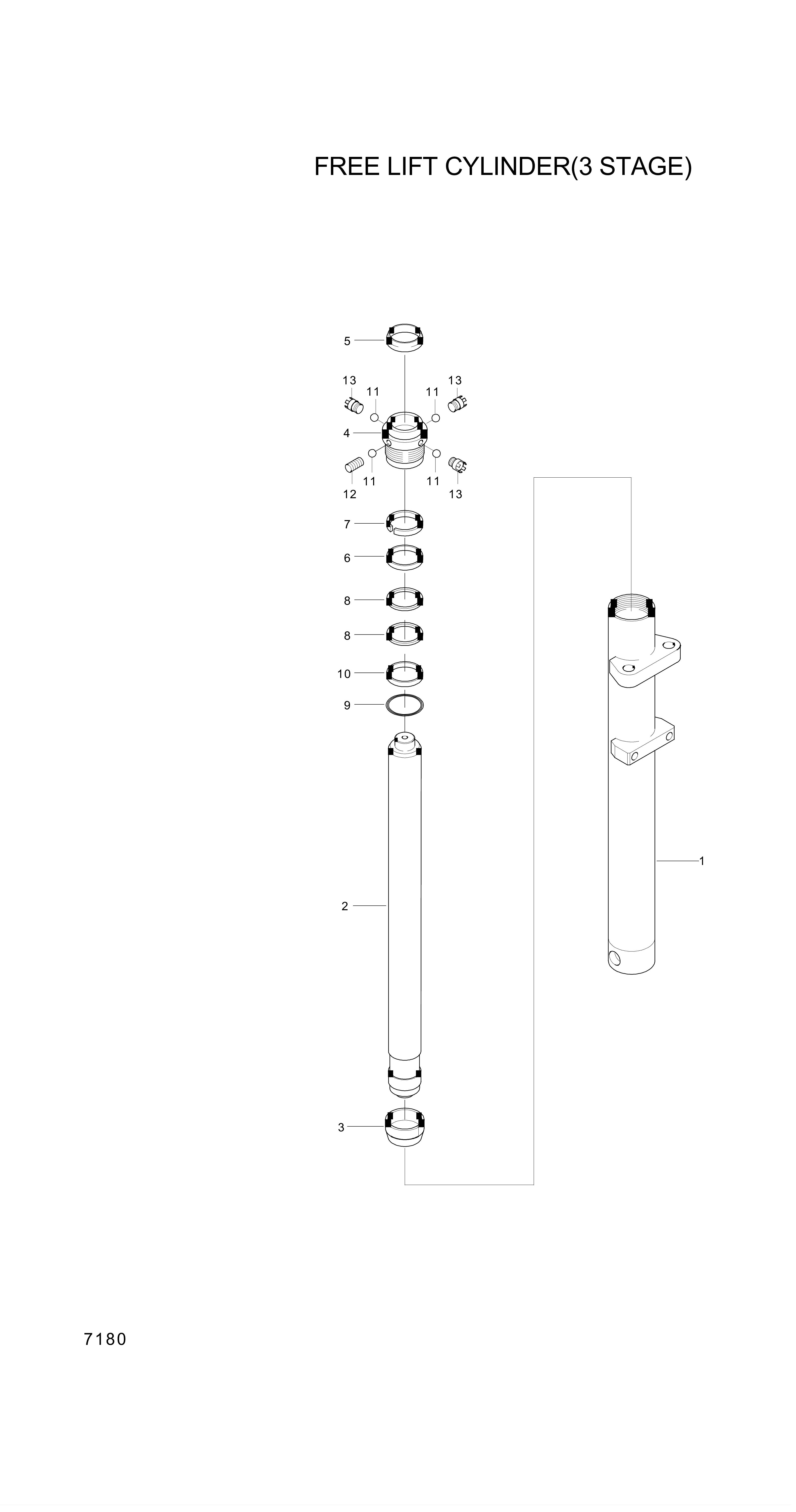 drawing for Hyundai Construction Equipment 00R511-0 - RING-WEAR (figure 1)