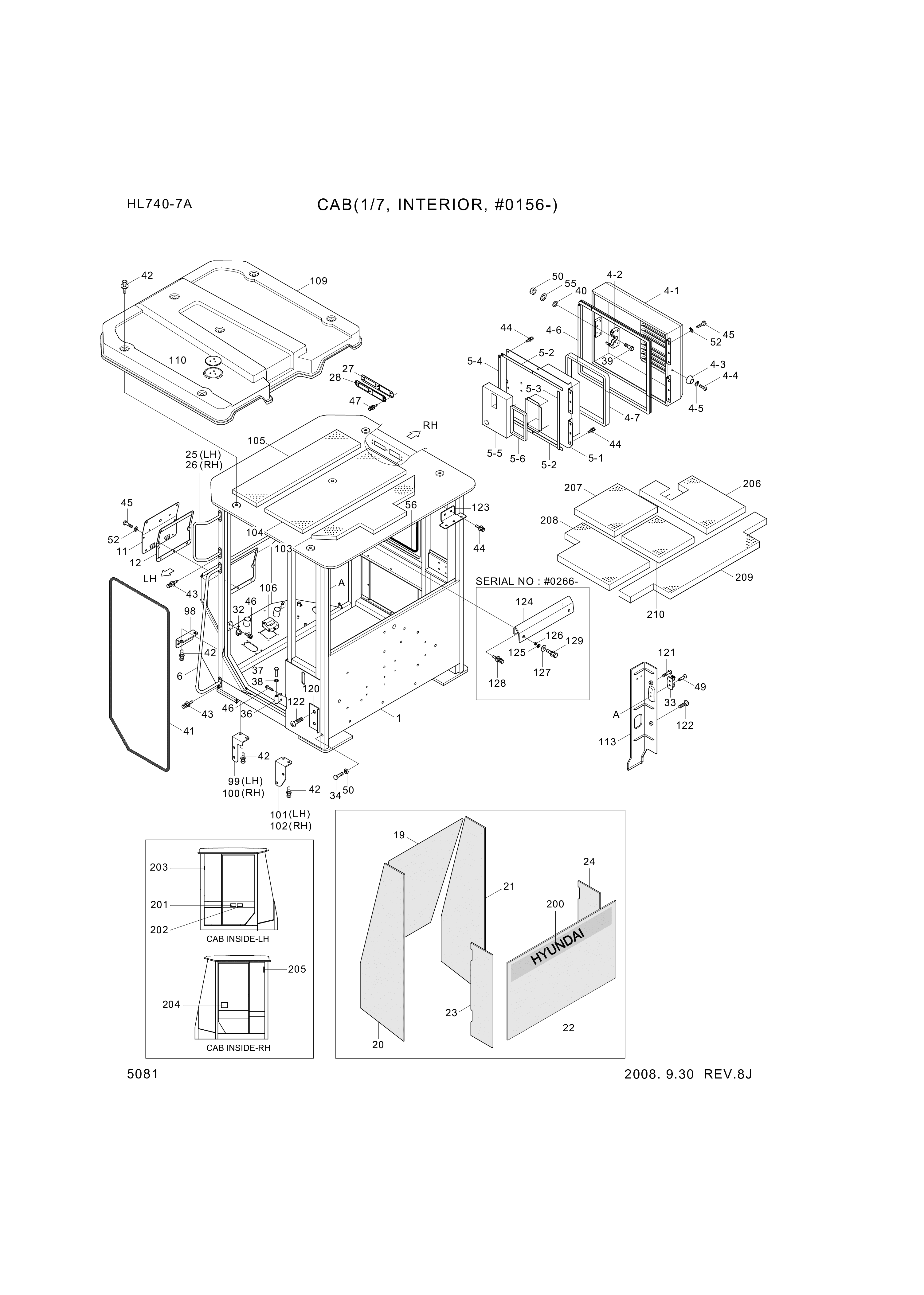 drawing for Hyundai Construction Equipment 74L3-04380 - STRIKER-DOOR (figure 5)