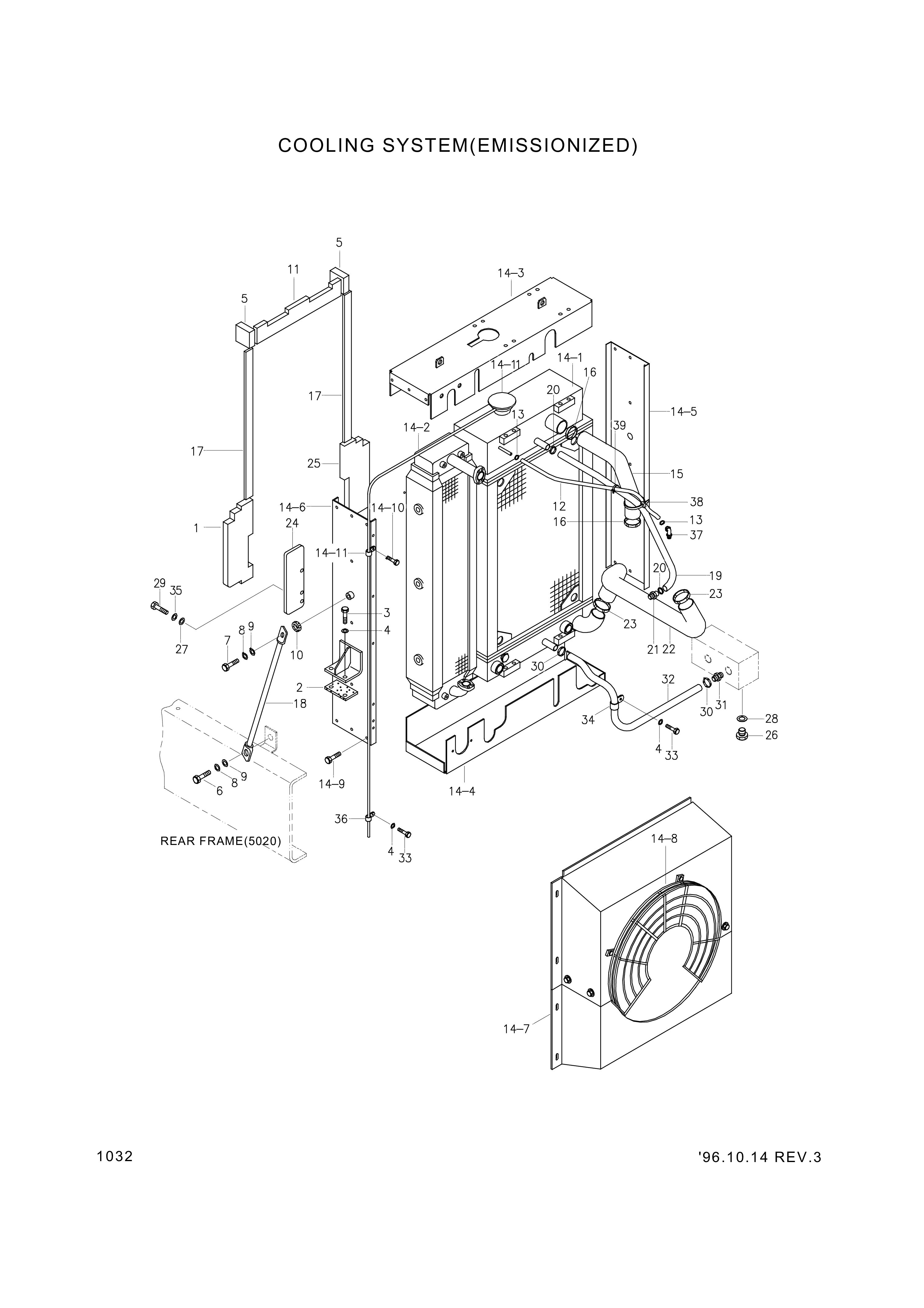 drawing for Hyundai Construction Equipment 14L1-00811 - PLATE-SCREEN (figure 2)