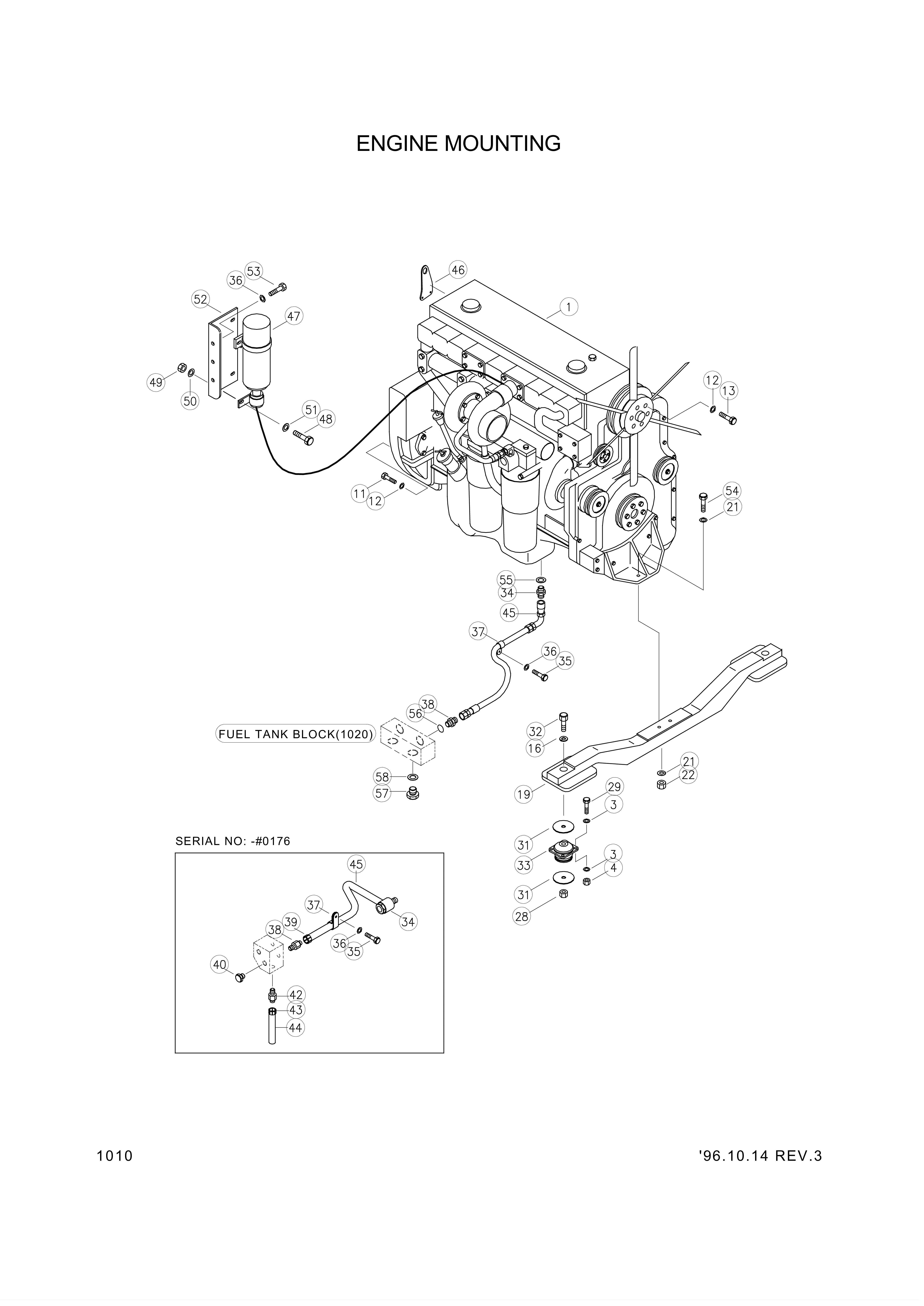 drawing for Hyundai Construction Equipment 14L1-00270 - RESILIENT (figure 2)