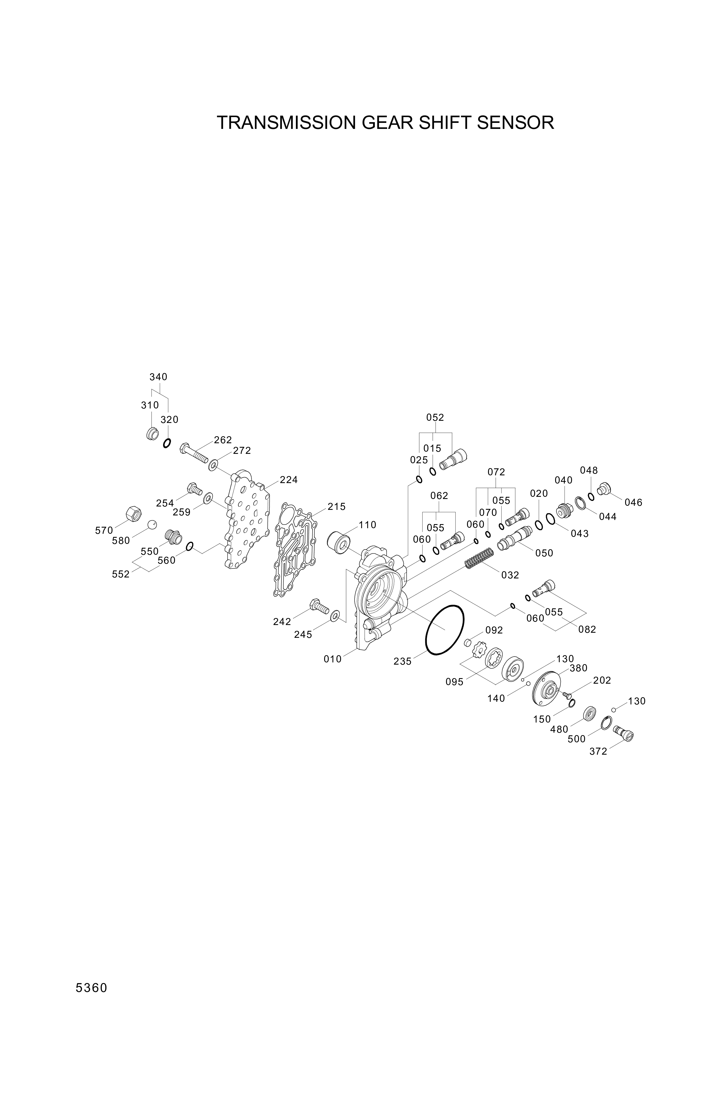 drawing for Hyundai Construction Equipment 0501-322-459 - GASKET (figure 5)