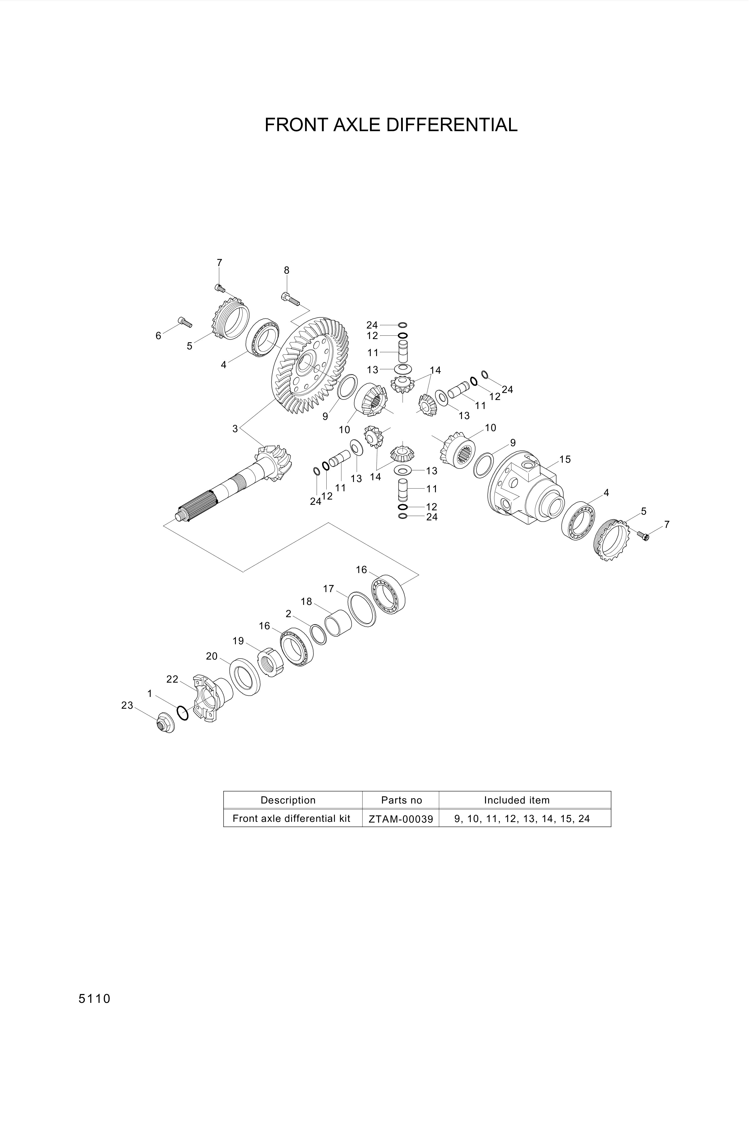 drawing for Hyundai Construction Equipment 9530401201 - NUT-RING (figure 1)