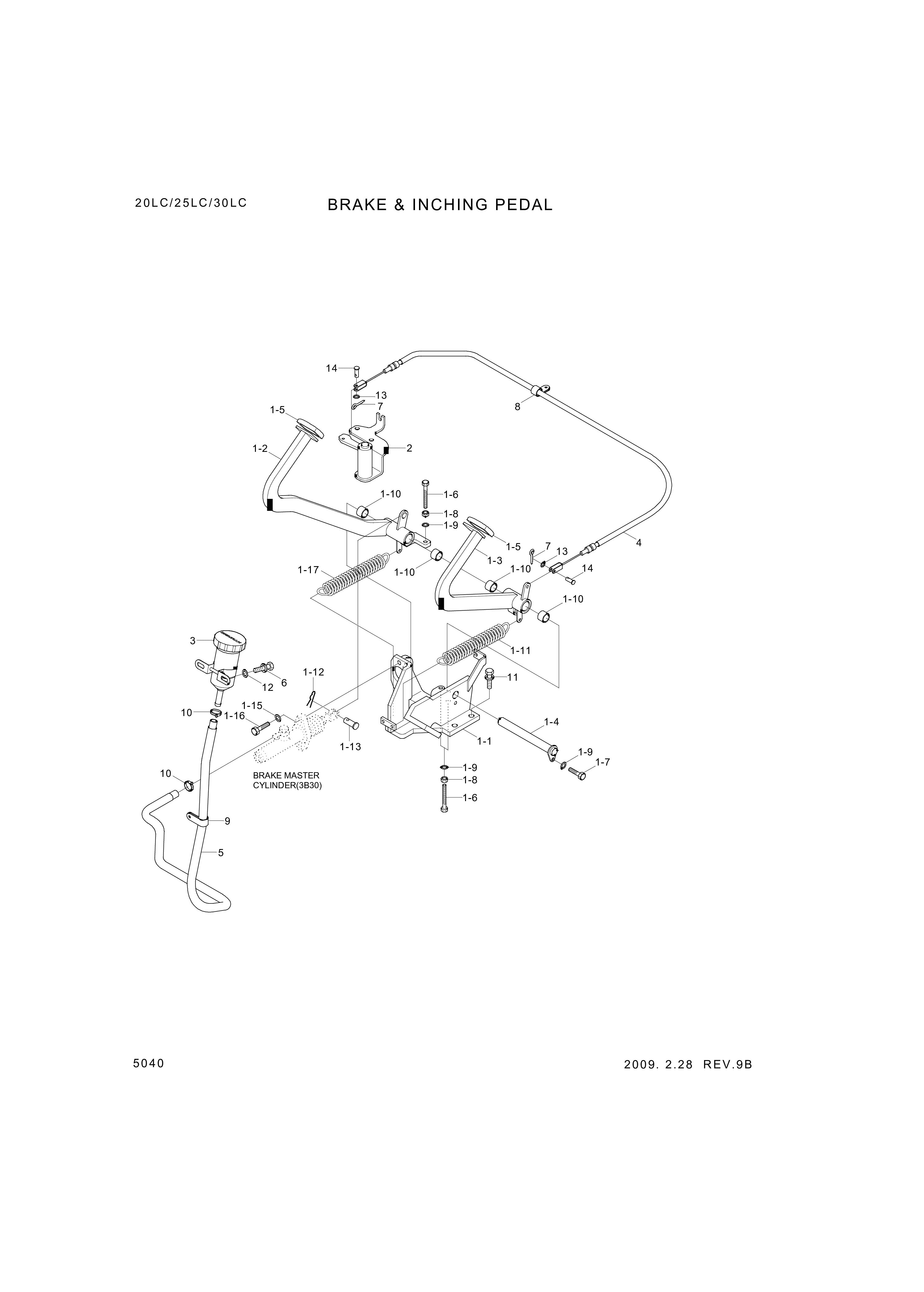 drawing for Hyundai Construction Equipment S461-300252 - PIN-SPLIT (figure 1)