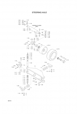 drawing for Hyundai Construction Equipment S205-14100B - NUT-HEX (figure 5)