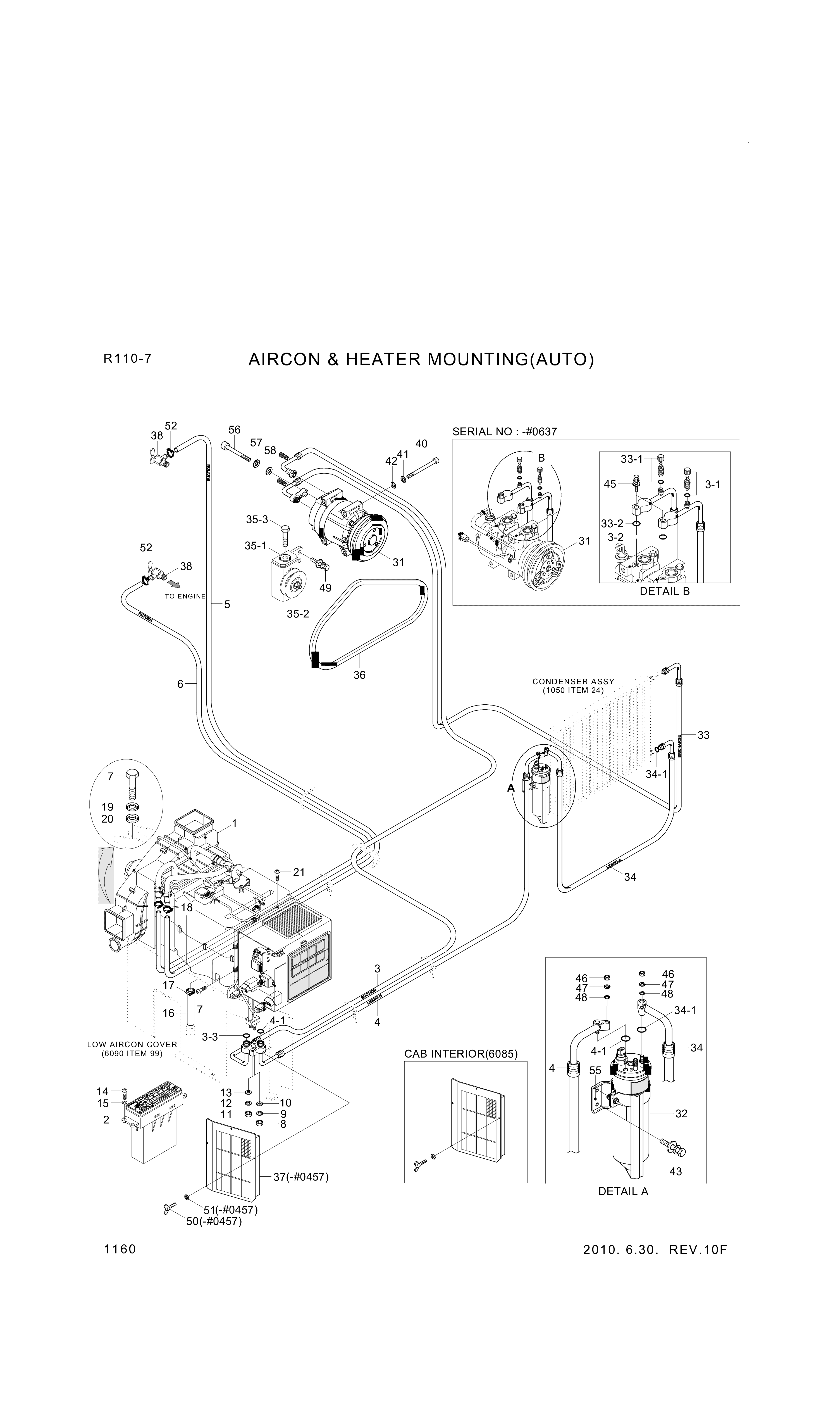 drawing for Hyundai Construction Equipment S205-062002 - NUT-HEX (figure 5)