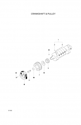 drawing for Hyundai Construction Equipment 11233-08256K - Bolt-Flange (figure 2)