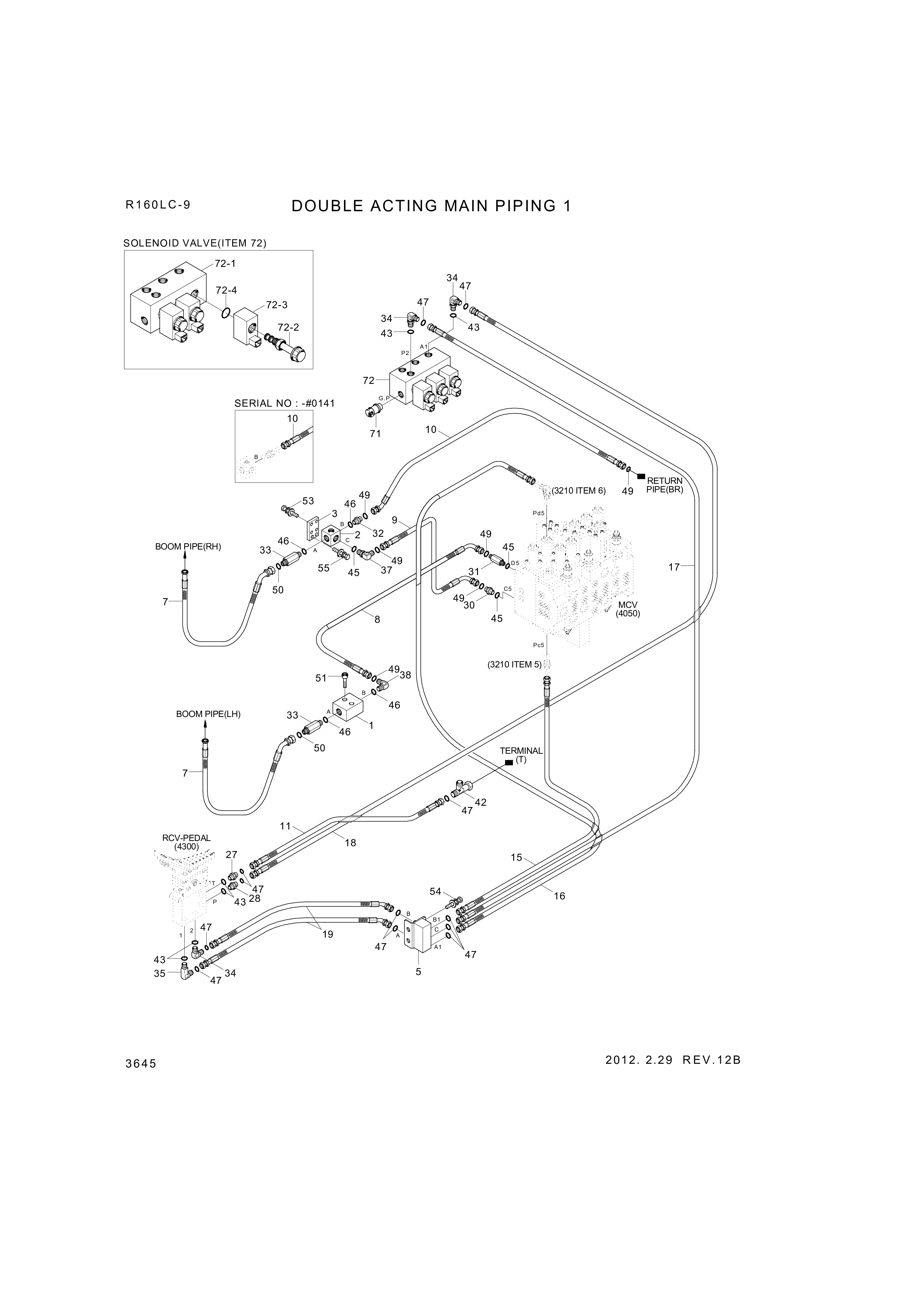 drawing for Hyundai Construction Equipment P933-126019 - HOSE ASSY-ORFS&THD (figure 2)