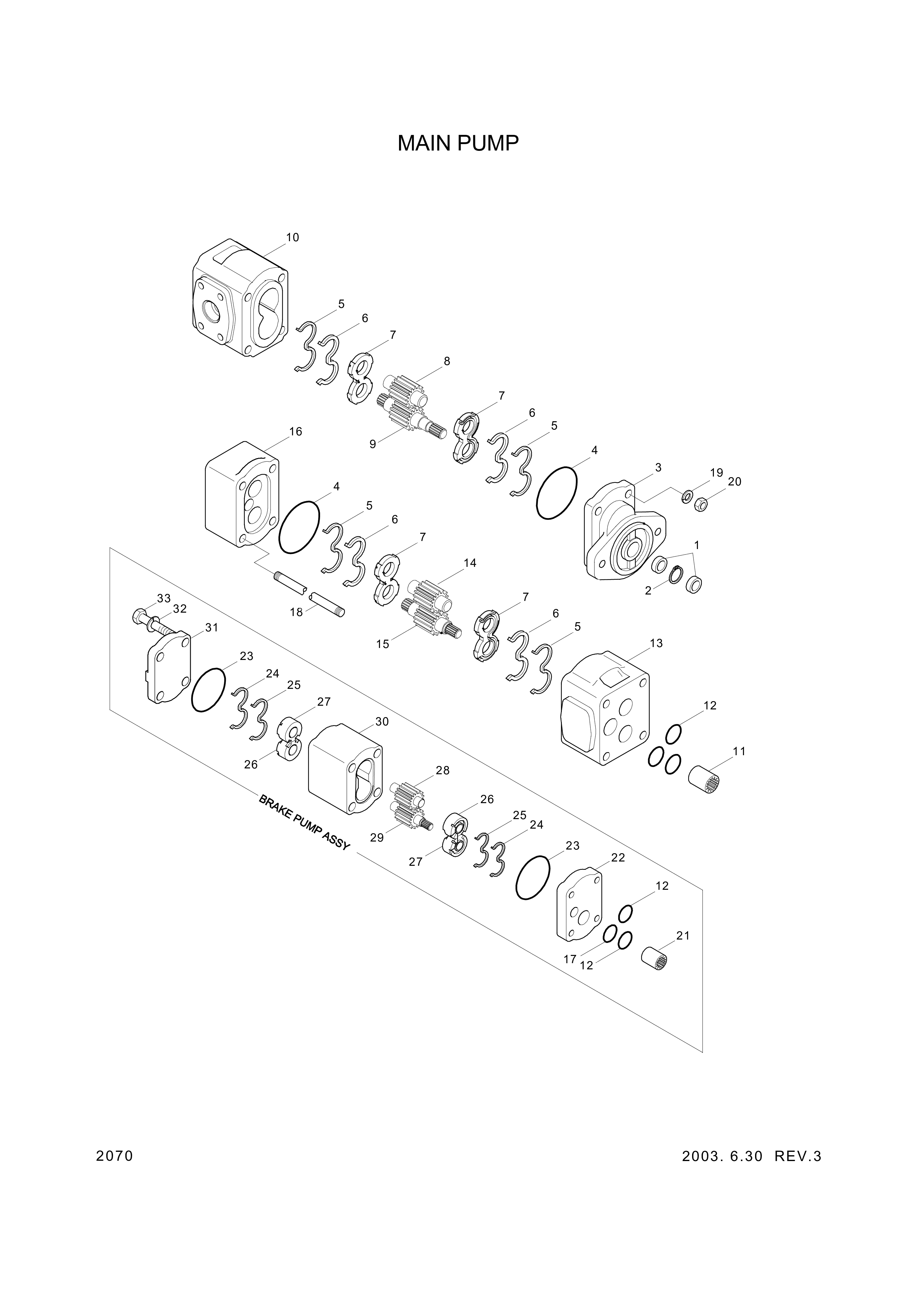 drawing for Hyundai Construction Equipment 7111-024-00R - DOWEL (figure 2)