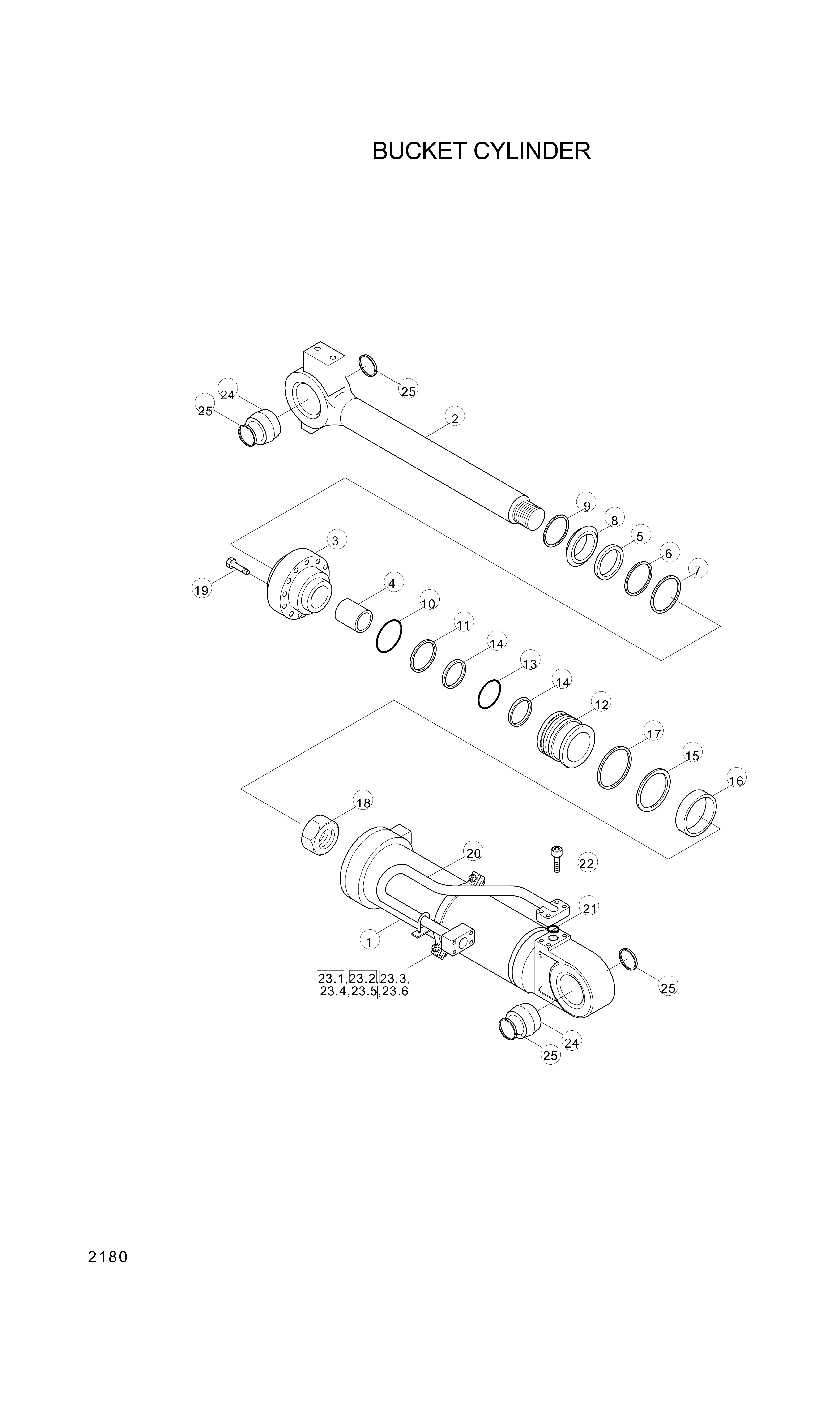 drawing for Hyundai Construction Equipment 000136 - BOLT-SOCKET (figure 3)