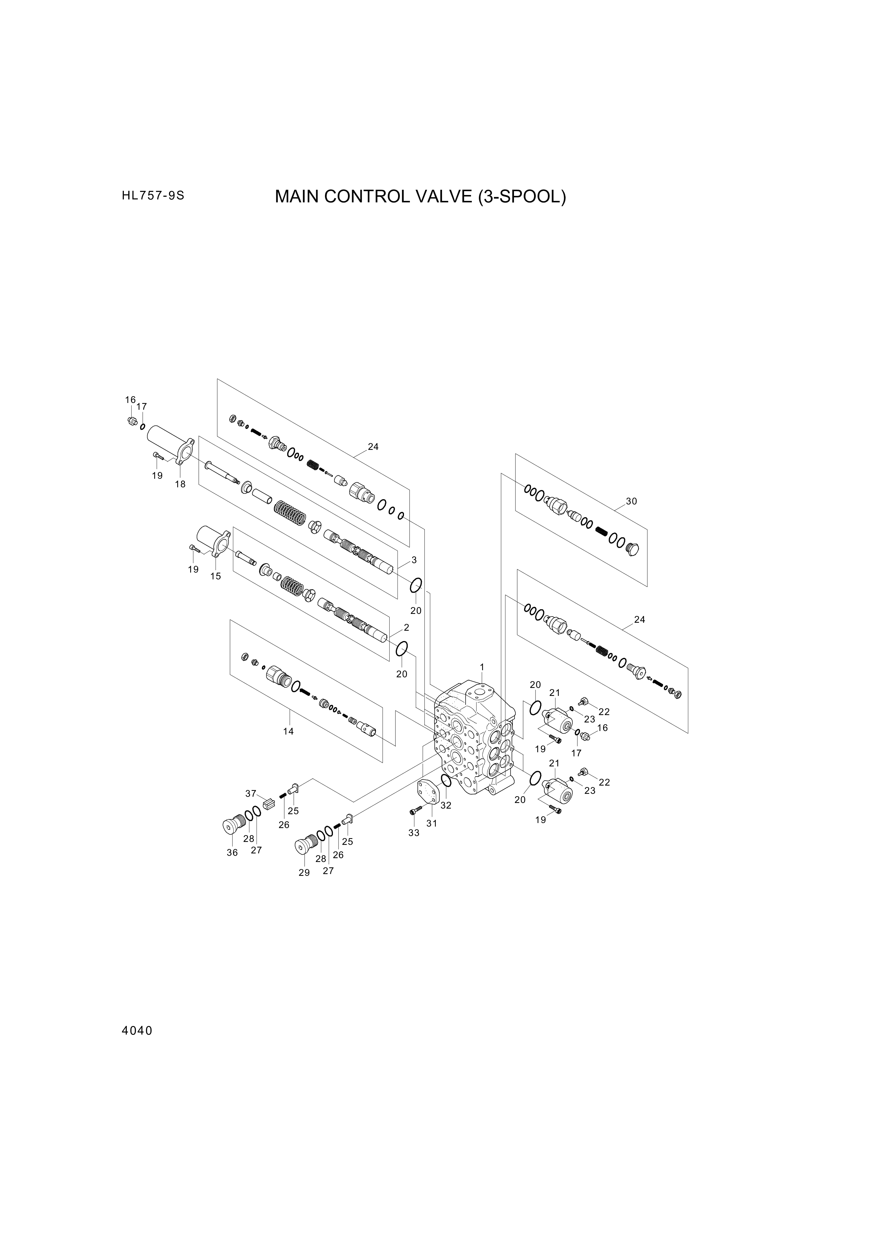 drawing for Hyundai Construction Equipment PO 011B - O-RING (figure 3)