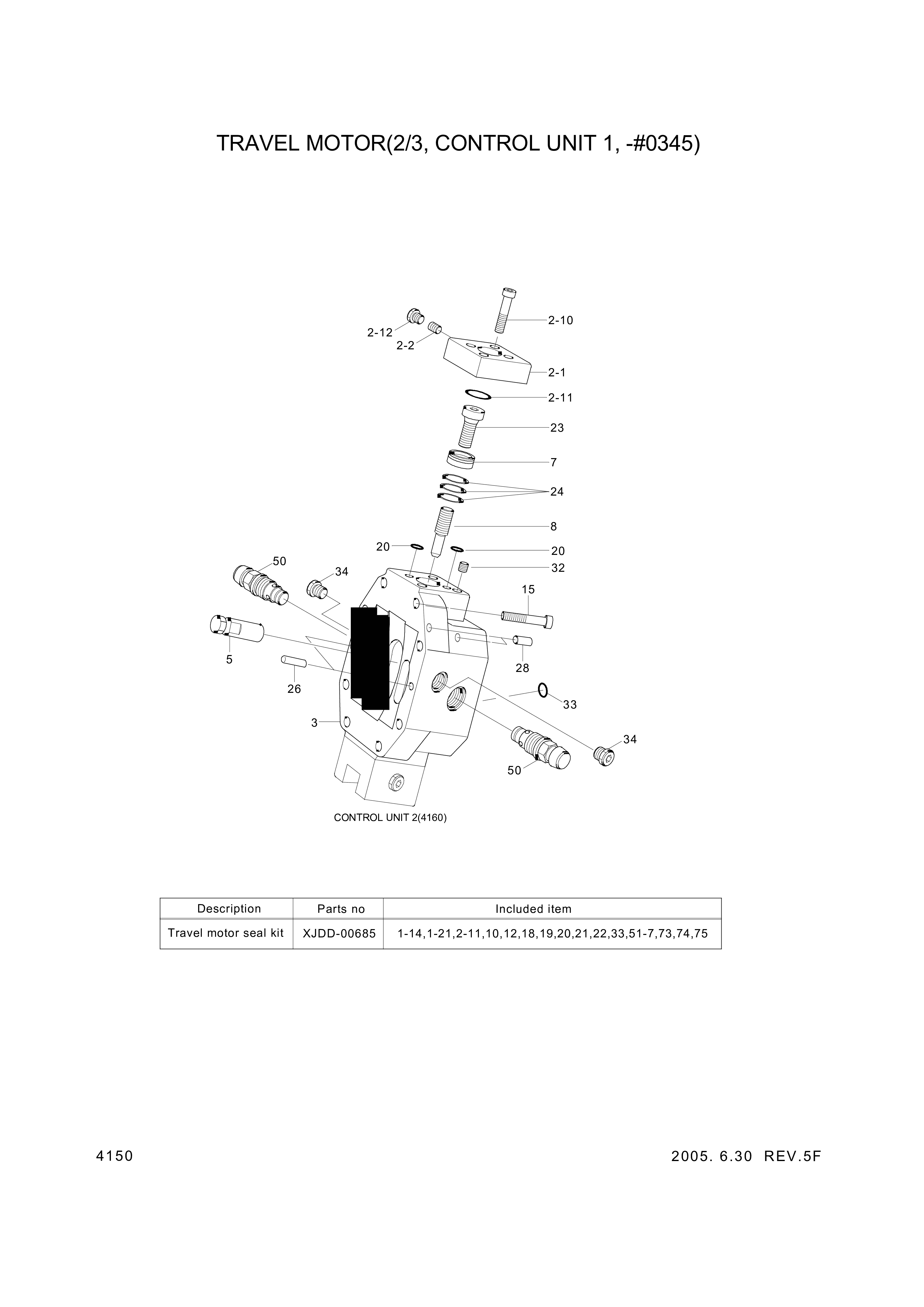 drawing for Hyundai Construction Equipment R902600501 - RELIEF VALVE (figure 2)