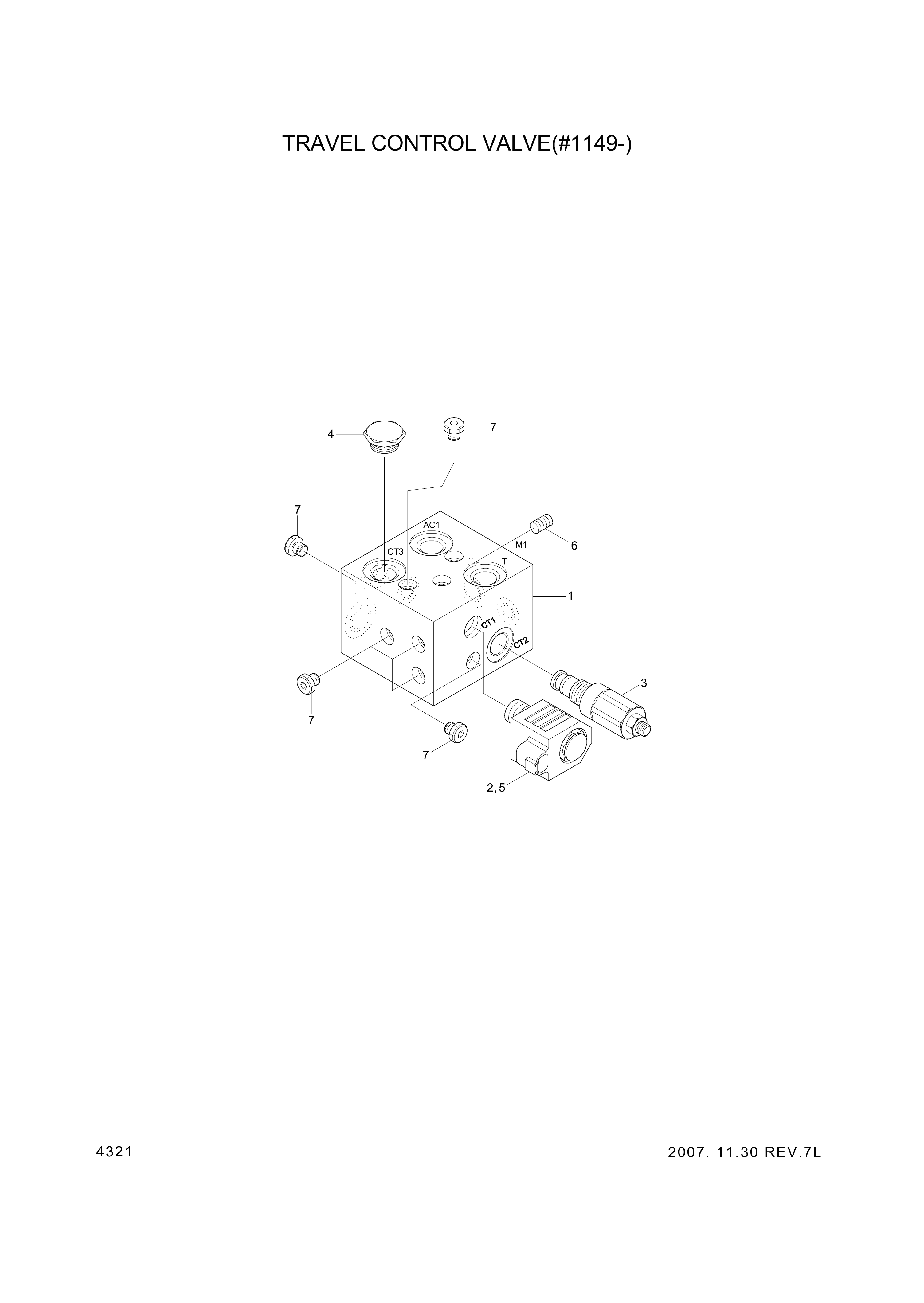 drawing for Hyundai Construction Equipment PF1/8 - PLUG (figure 5)