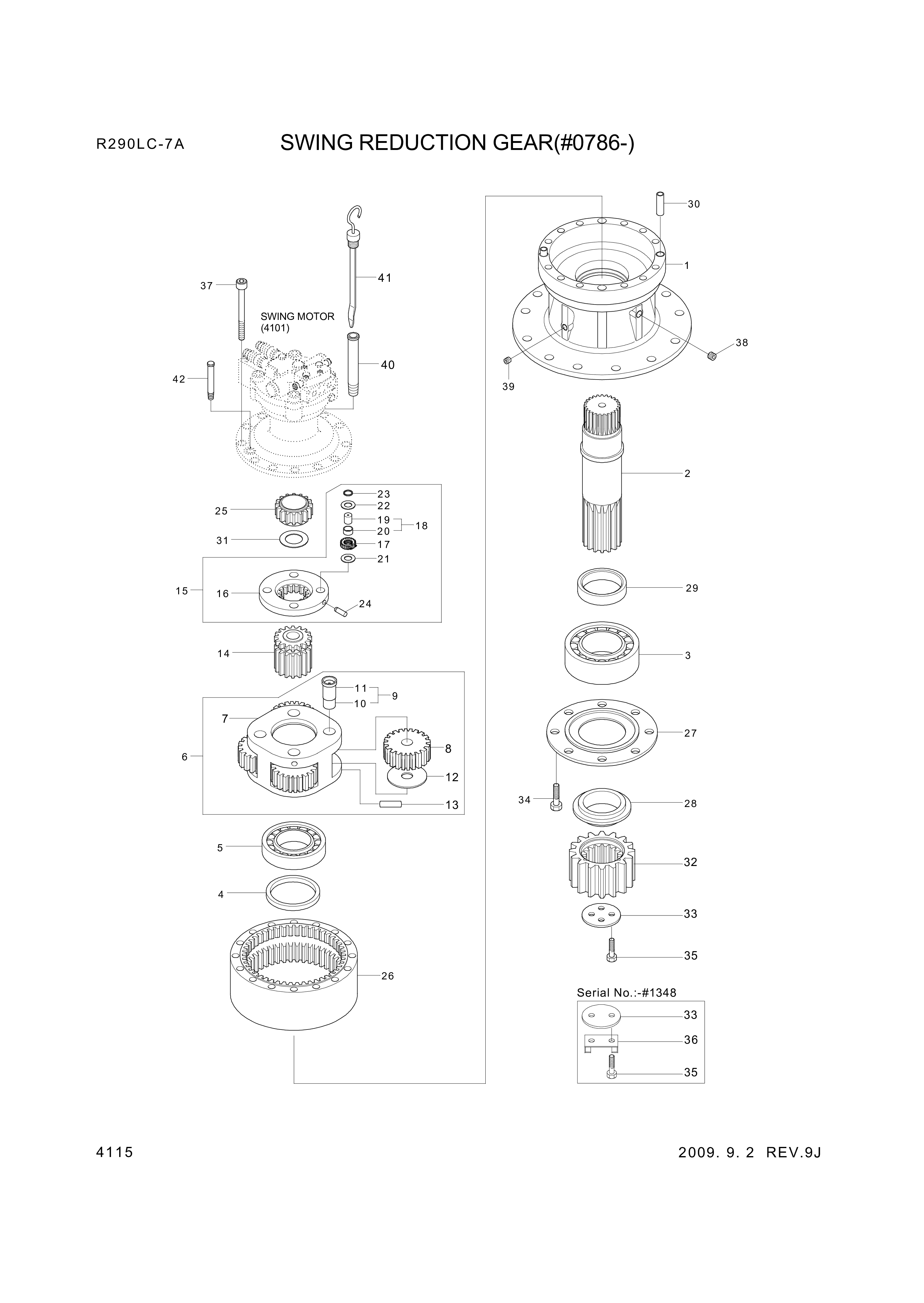 drawing for Hyundai Construction Equipment XKAQ-00428 - SHAFT-DRIVE (figure 4)