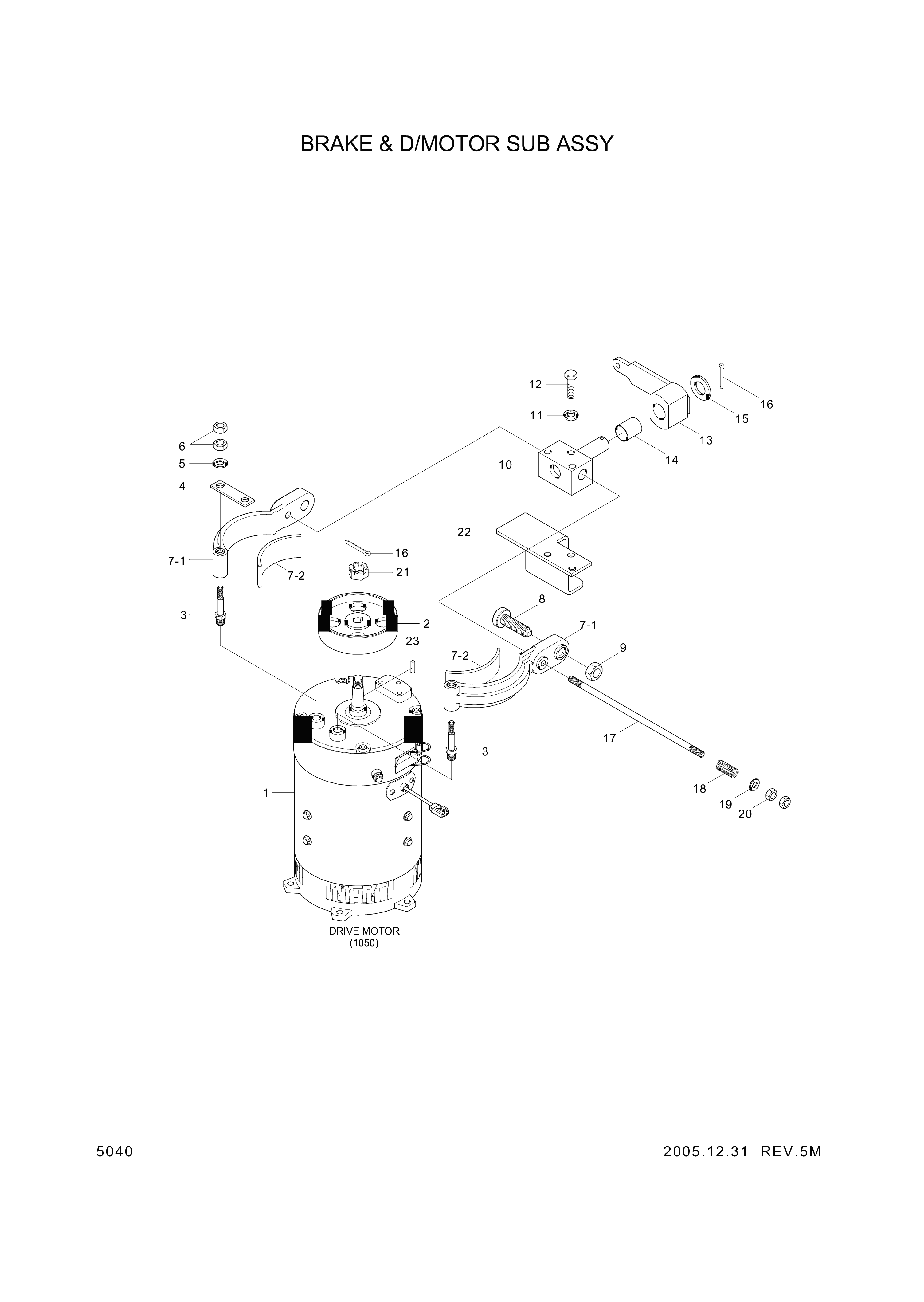 drawing for Hyundai Construction Equipment S461-400632 - PIN-SPLIT (figure 1)