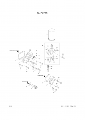 drawing for Hyundai Construction Equipment XJAF-00394 - GASKET (figure 3)