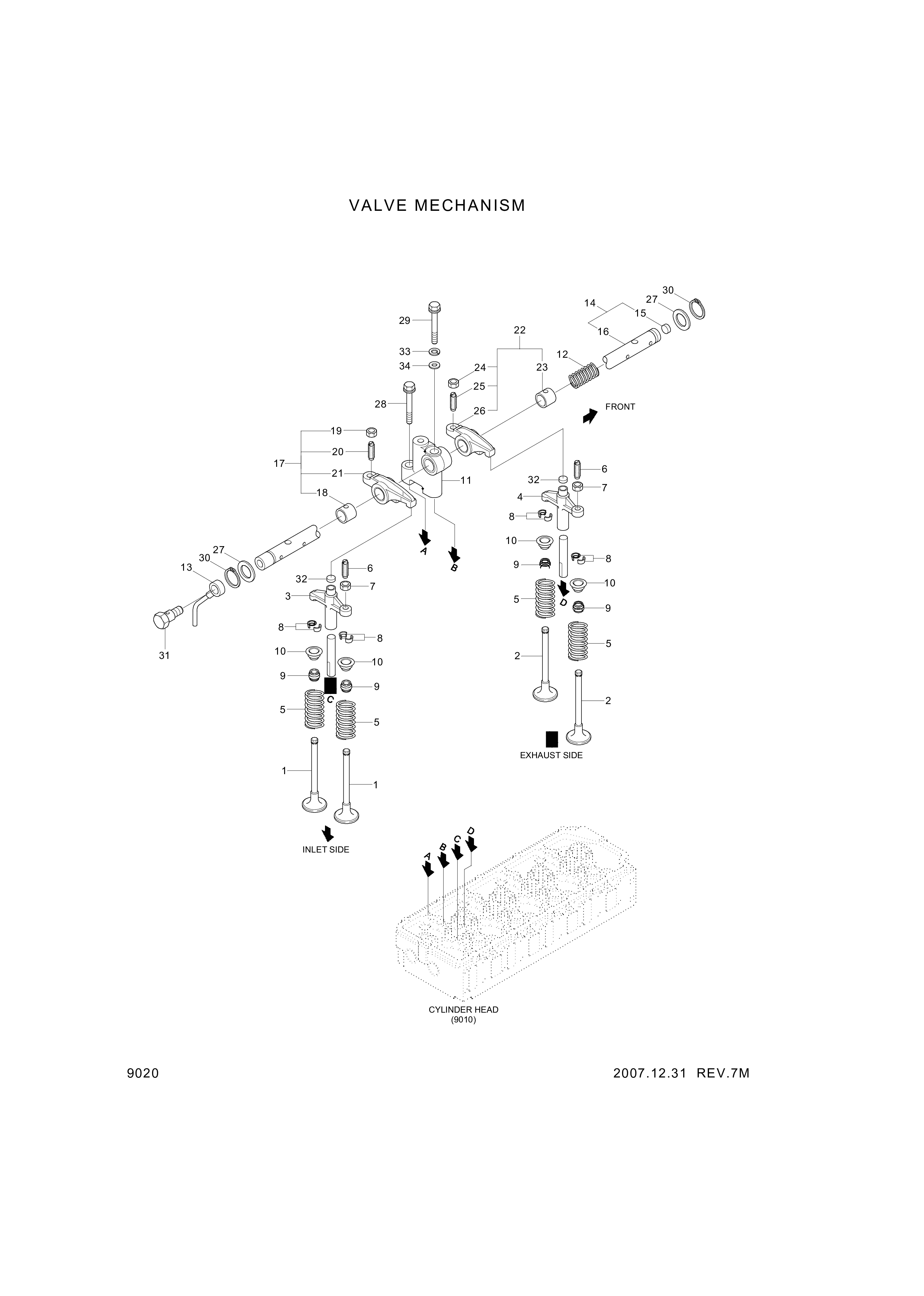 drawing for Hyundai Construction Equipment XJAF-02486 - SEAL-VALVE (figure 3)