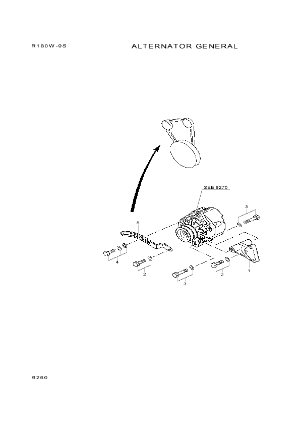 drawing for Hyundai Construction Equipment F1805-08020 - BOLT-W/WASHER (figure 4)