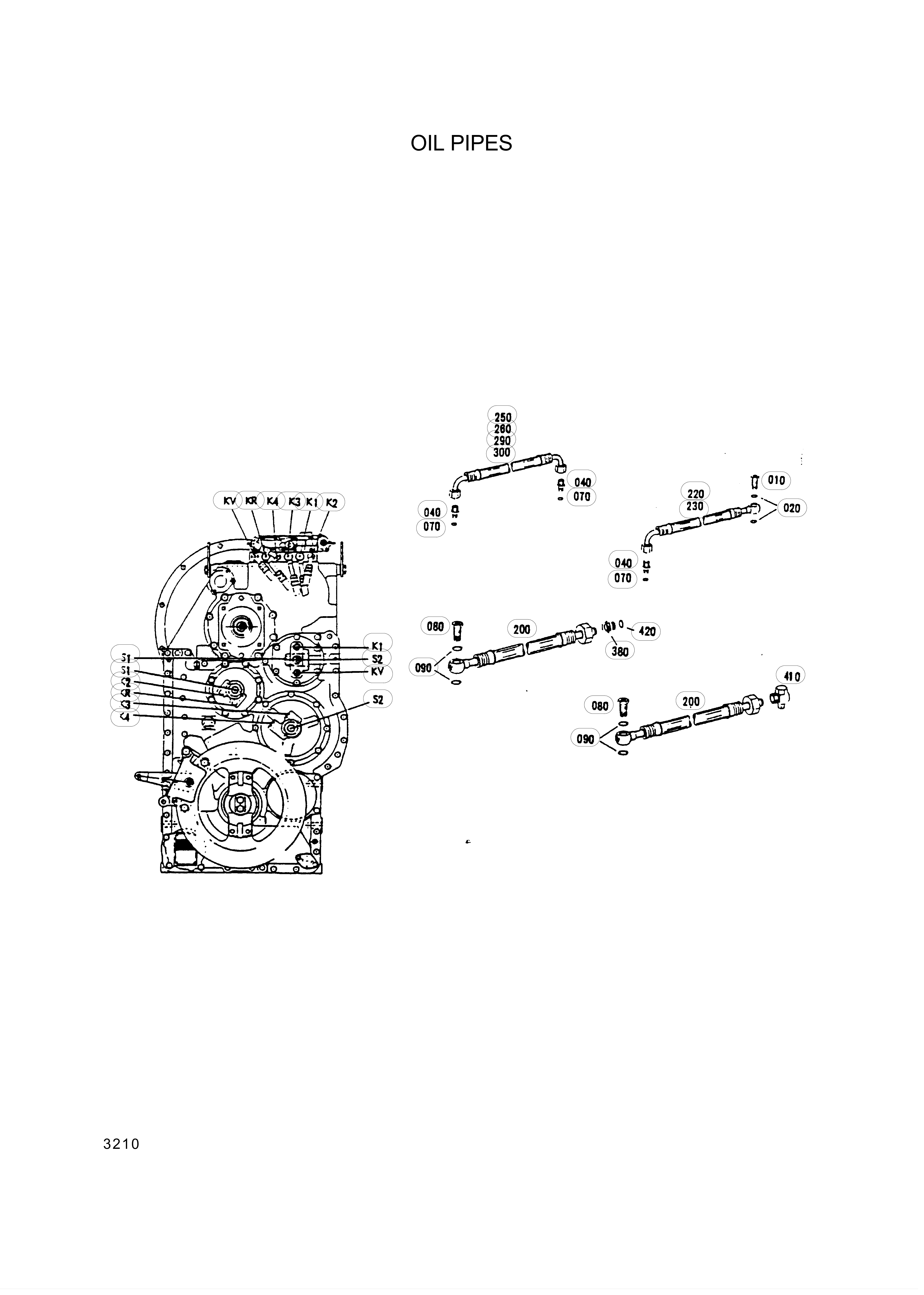 drawing for Hyundai Construction Equipment 0899-310-721 - PIPE-HOSE,T/M (figure 2)