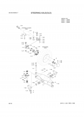 Technical drawing of Hyundai Construction Equipment S411-14000V WASHER-SPRING with dimensions and layout