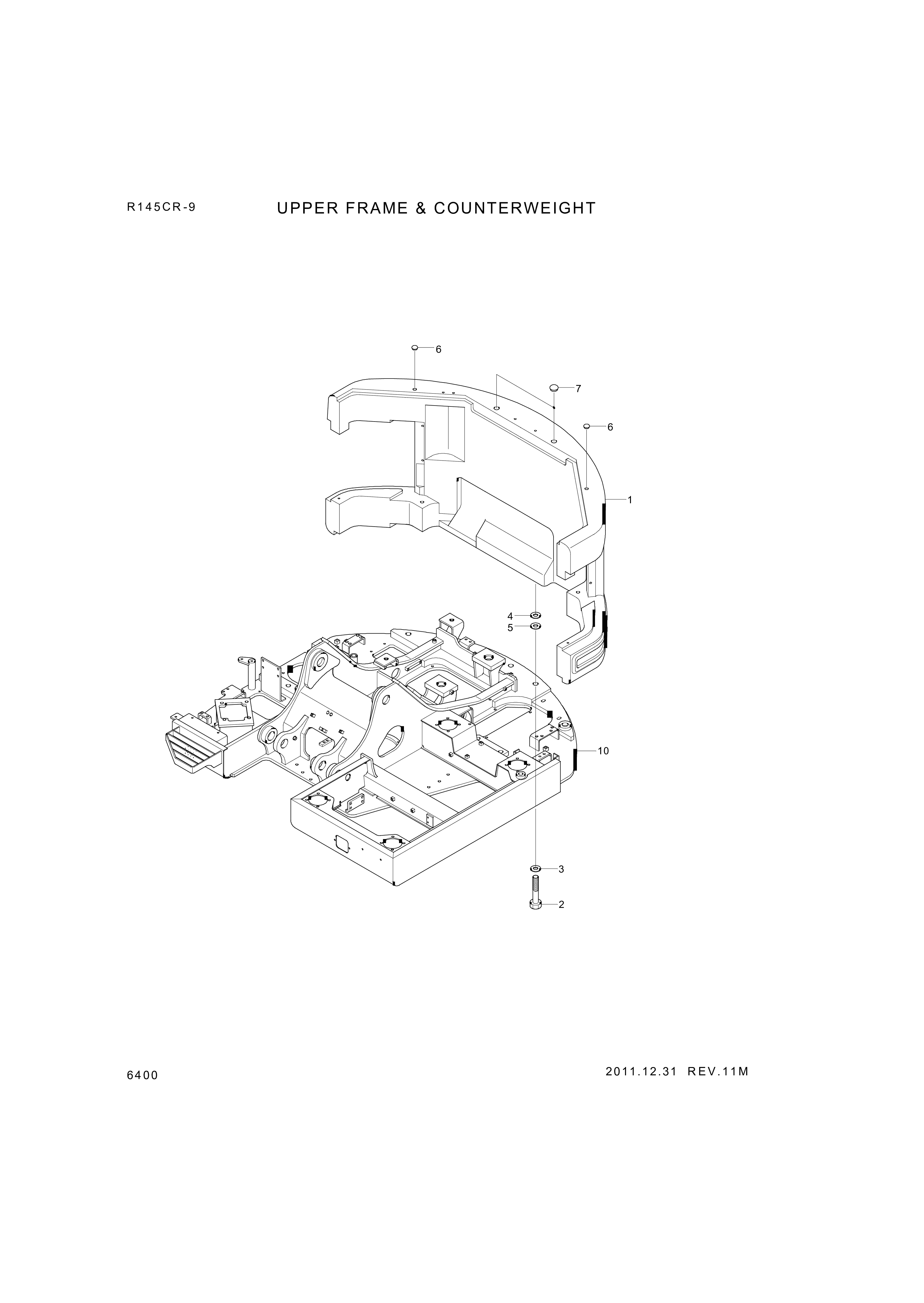 drawing for Hyundai Construction Equipment S441-360006 - WASHER-HARDEN (figure 1)