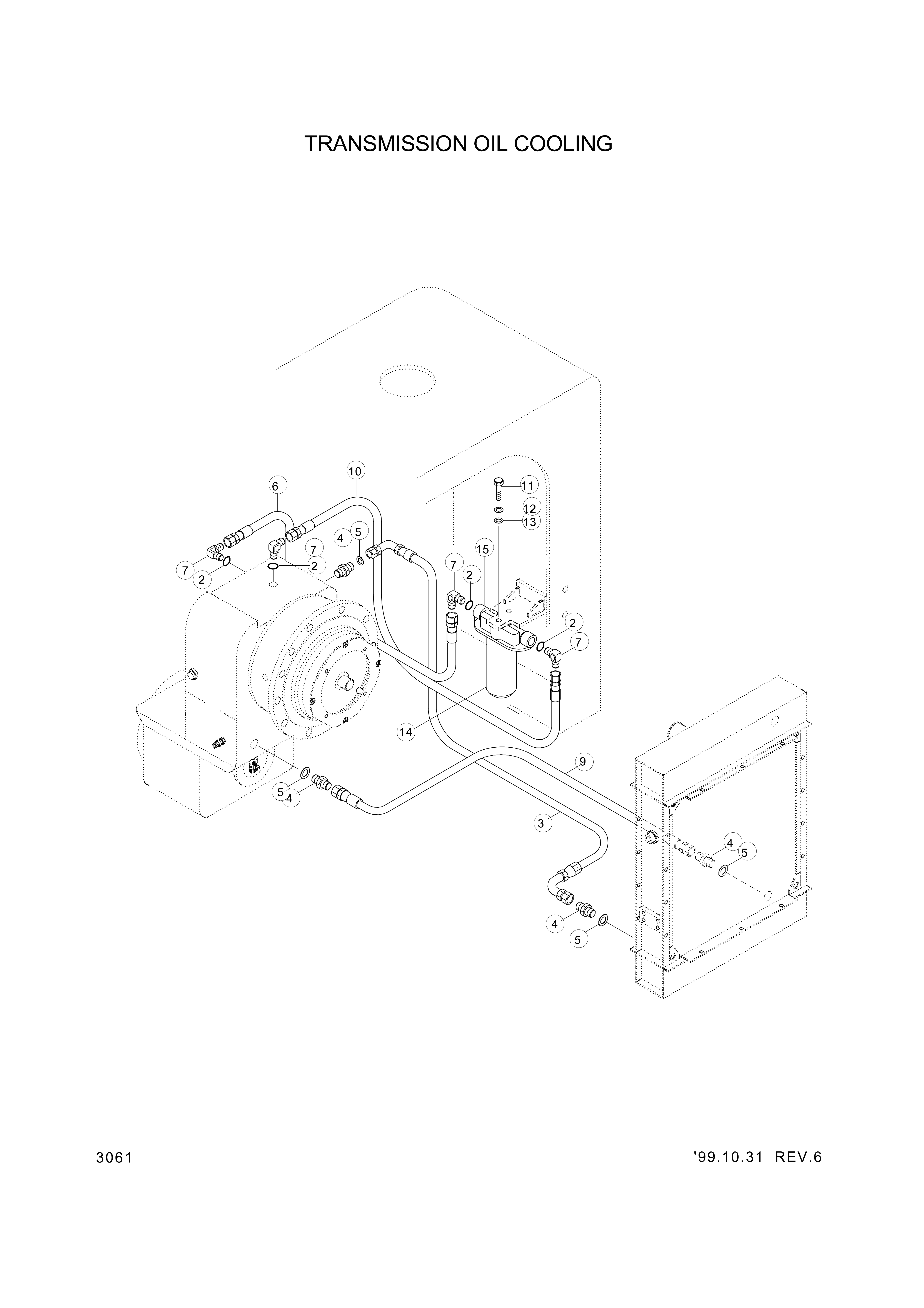 drawing for Hyundai Construction Equipment ZGAQ-02865 - FILTER-TRANSMISSION (figure 1)