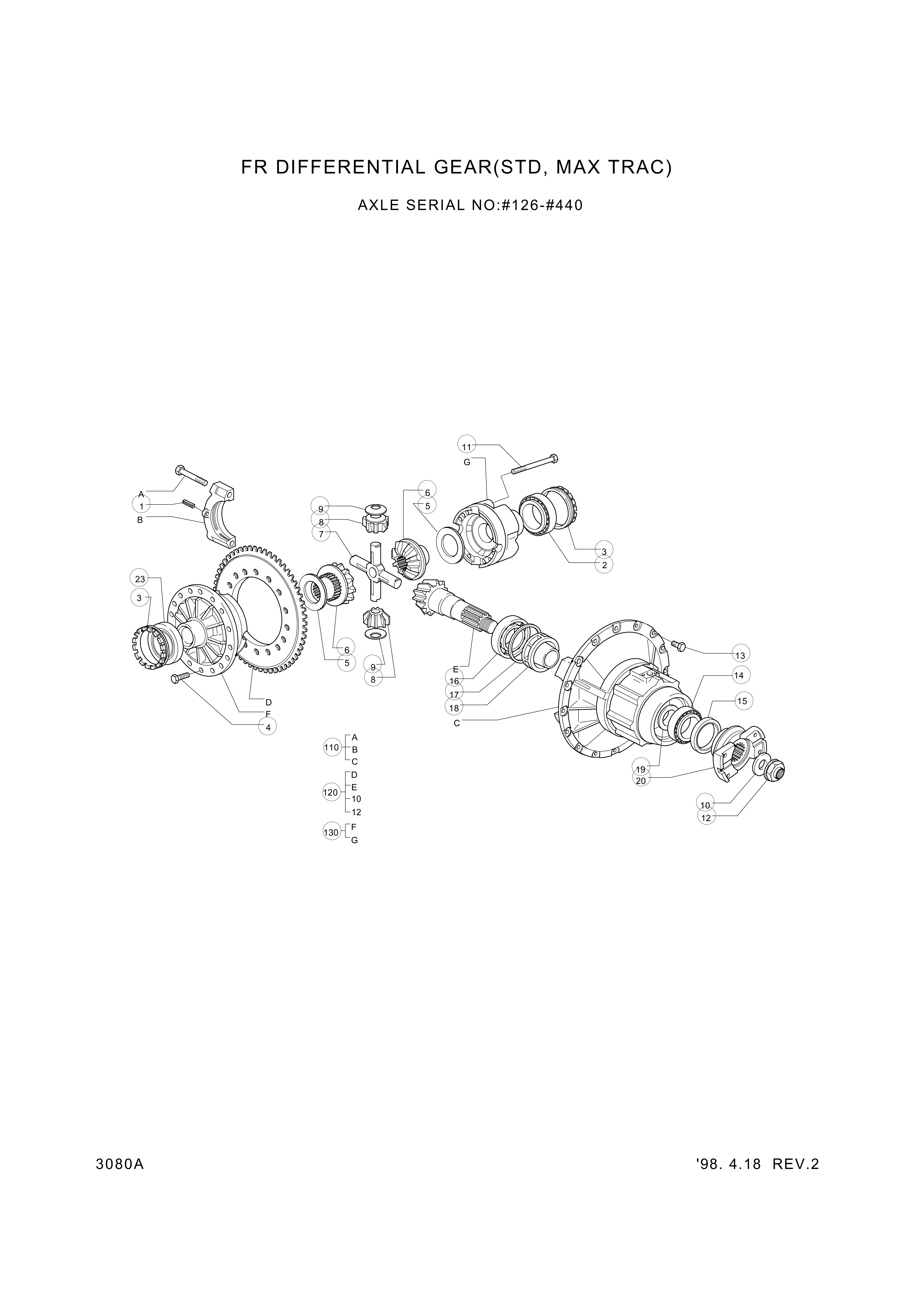 drawing for Hyundai Construction Equipment ZTAQ-00350 - PUMP ASSY-GEAR (figure 3)