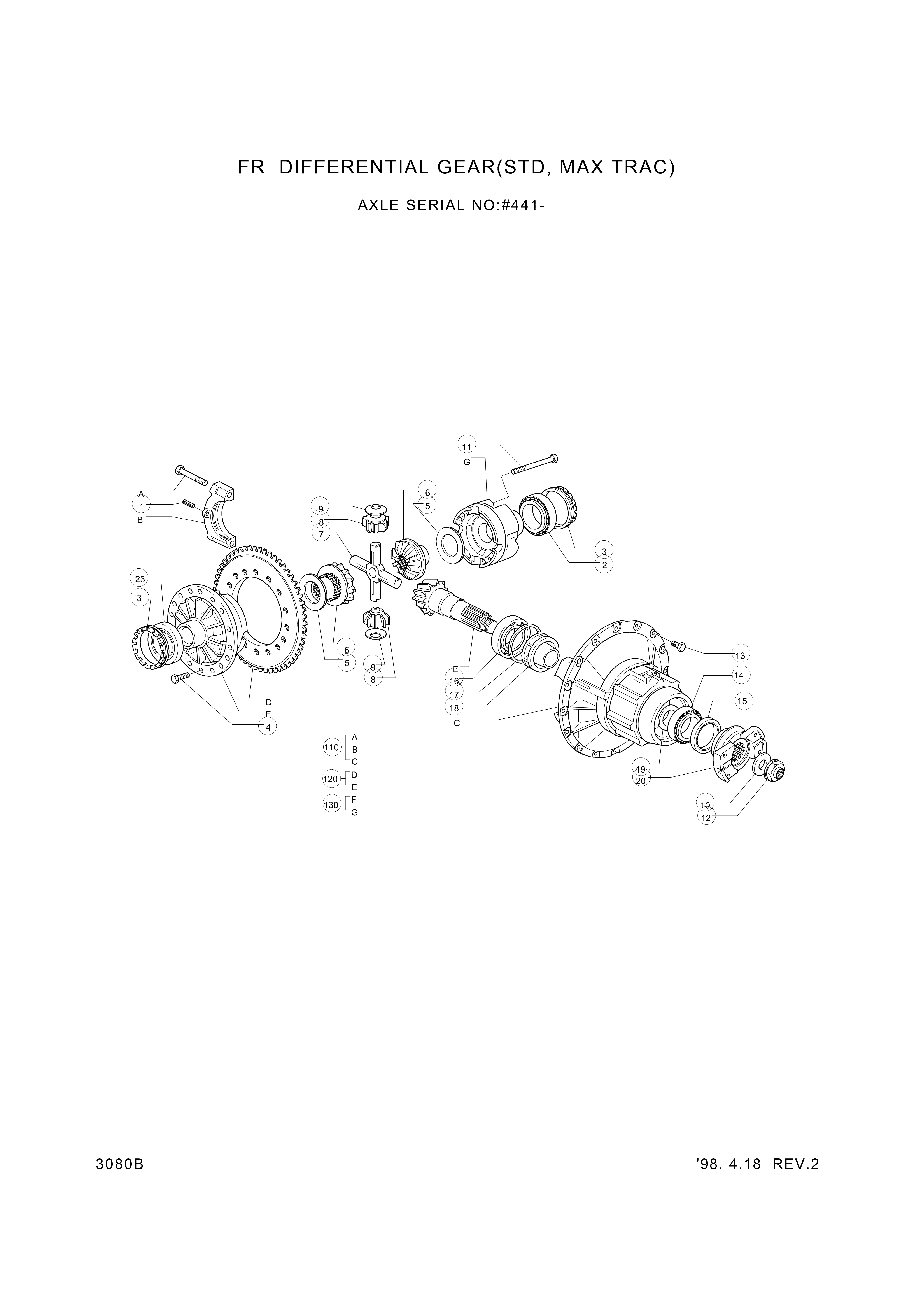 drawing for Hyundai Construction Equipment ZTAQ-00350 - PUMP ASSY-GEAR (figure 4)