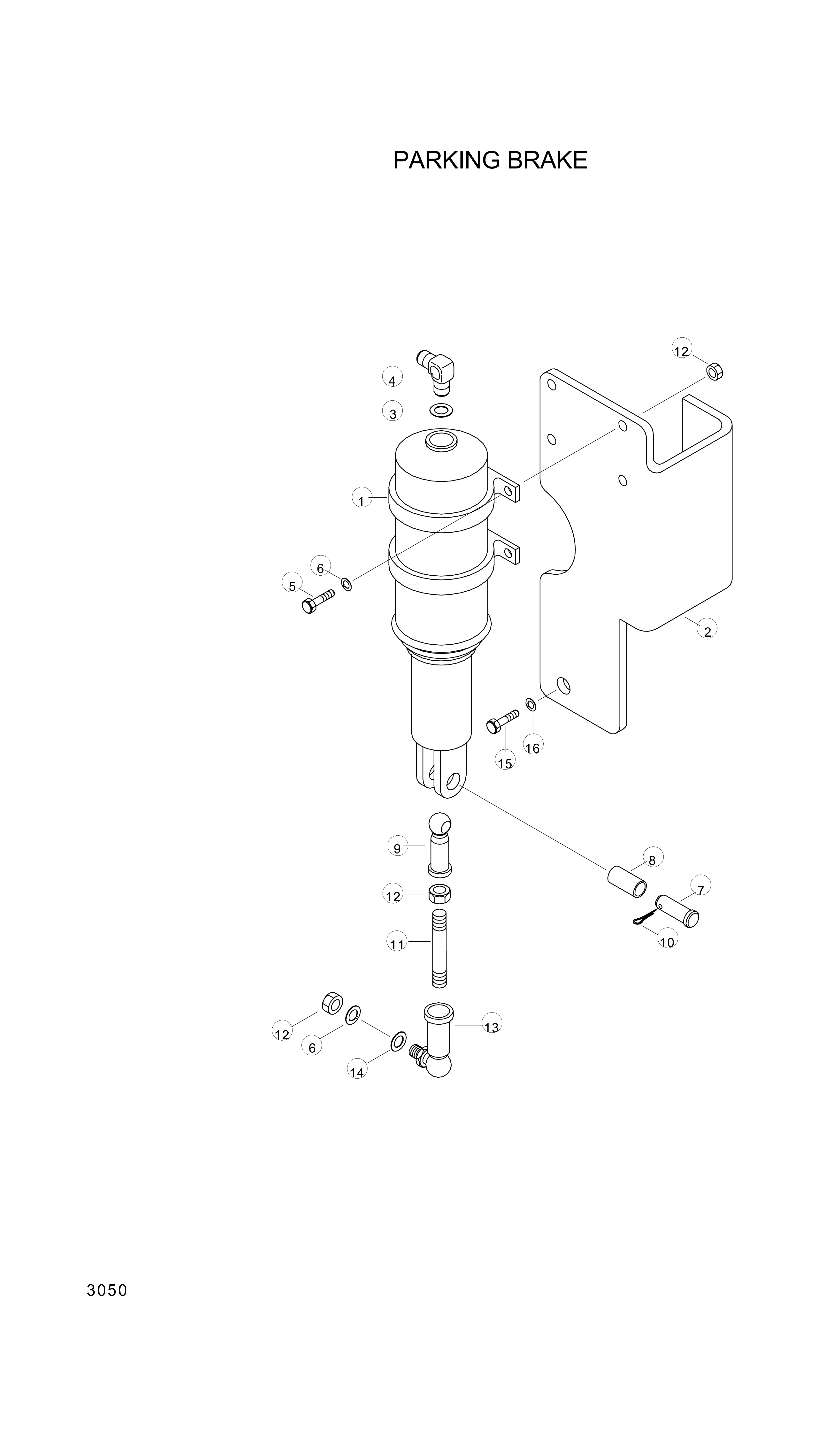 drawing for Hyundai Construction Equipment 81L4-00790 - BRACKET (figure 1)