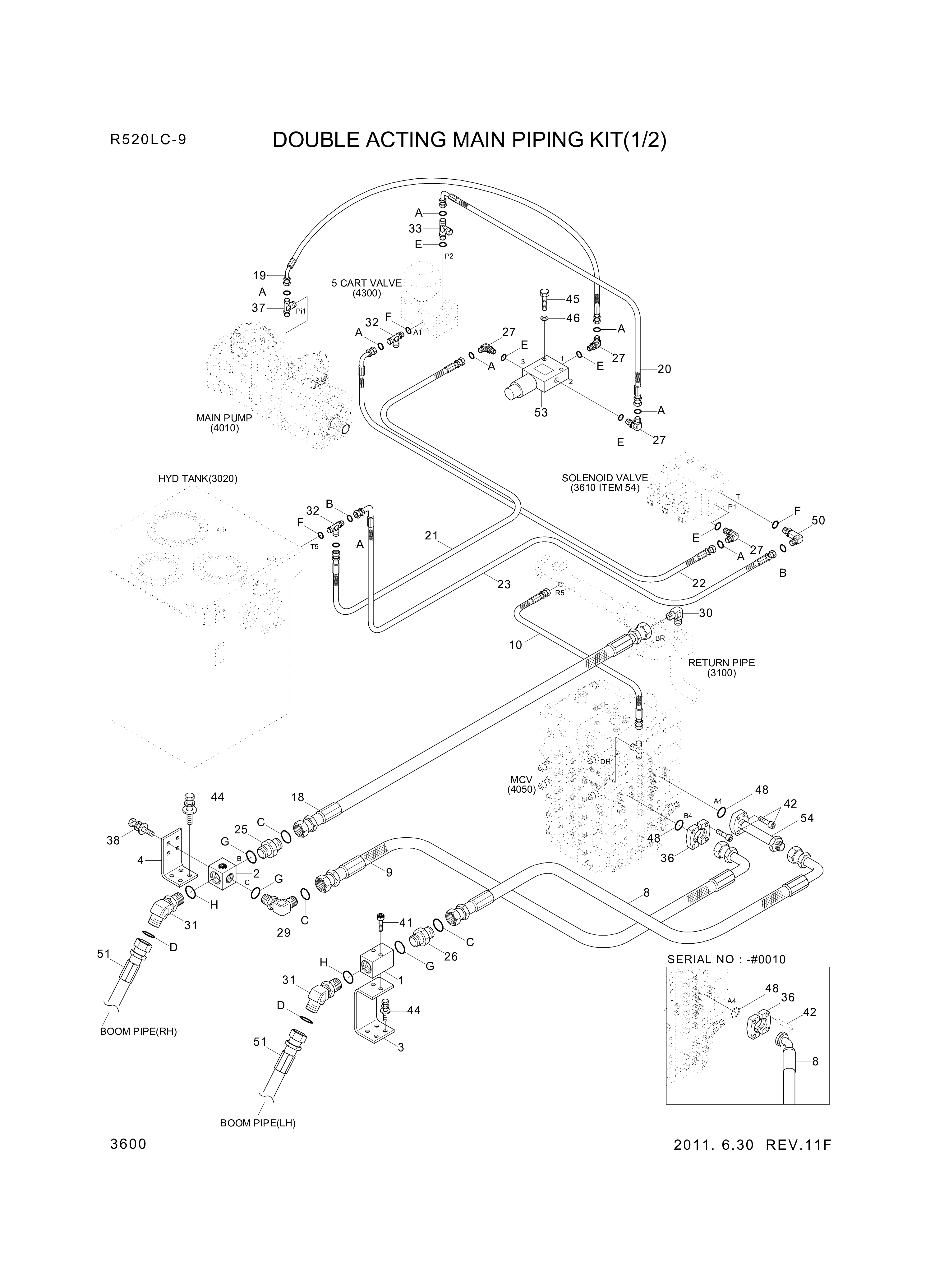 drawing for Hyundai Construction Equipment P944-207334 - HOSE ASSY-ORFS&FLG (figure 1)