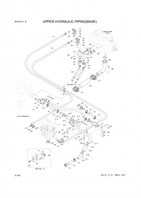 drawing for Hyundai Construction Equipment S205-120004 - NUT-HEX (figure 4)