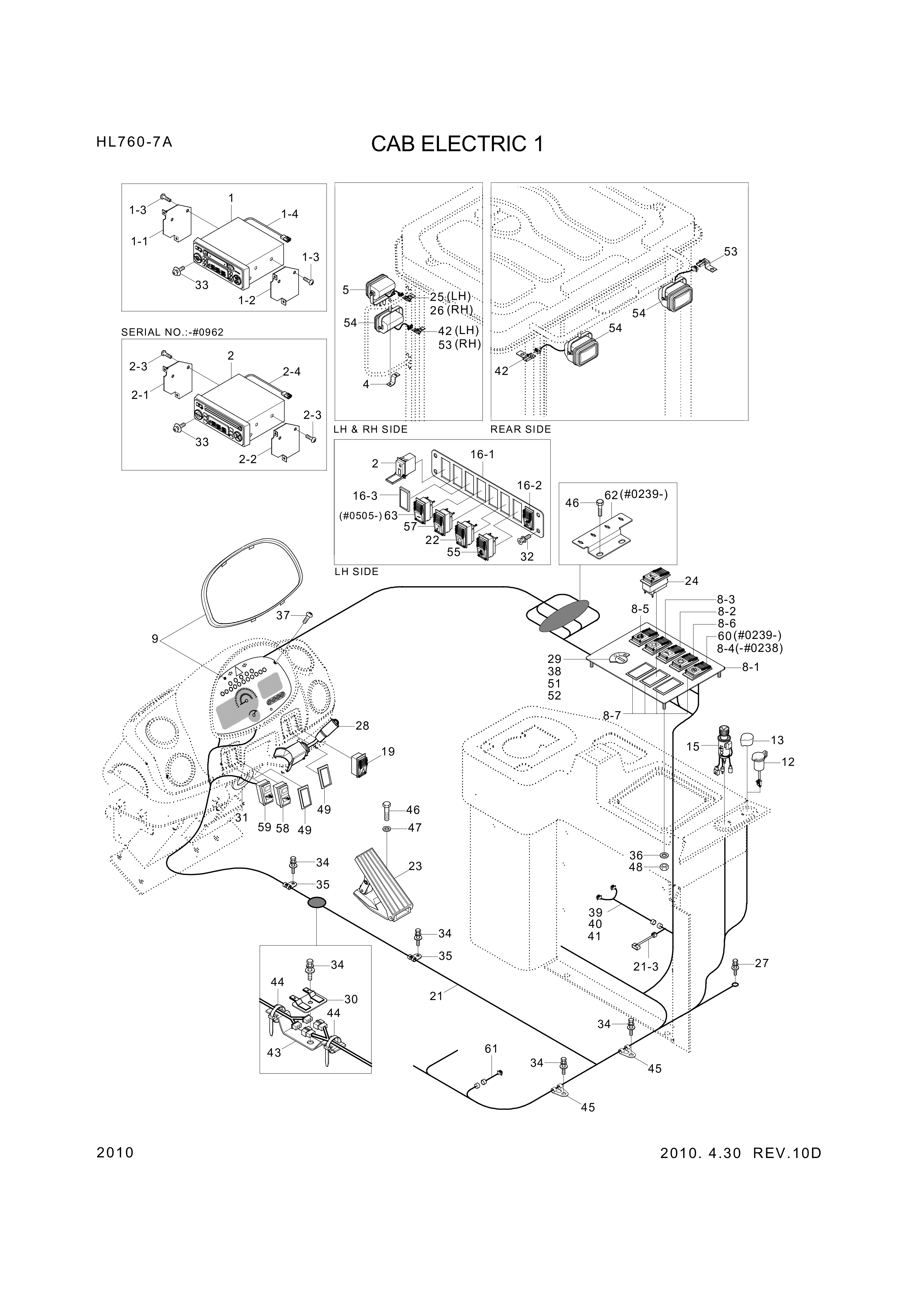 drawing for Hyundai Construction Equipment 21LB-40230 - SWITCH-PARKING (figure 3)