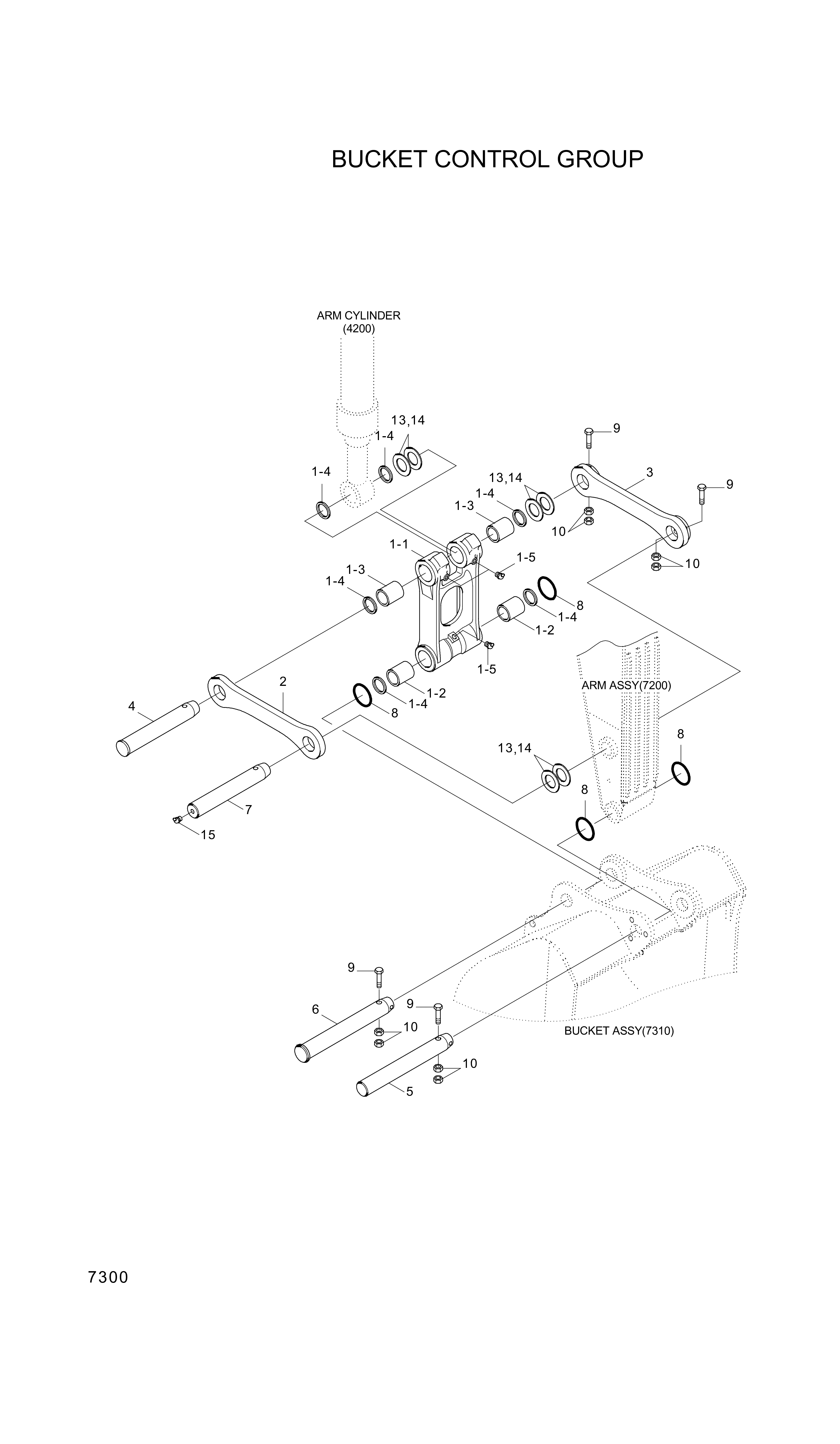 drawing for Hyundai Construction Equipment 61EK-11102 - PIN-JOINT (figure 2)