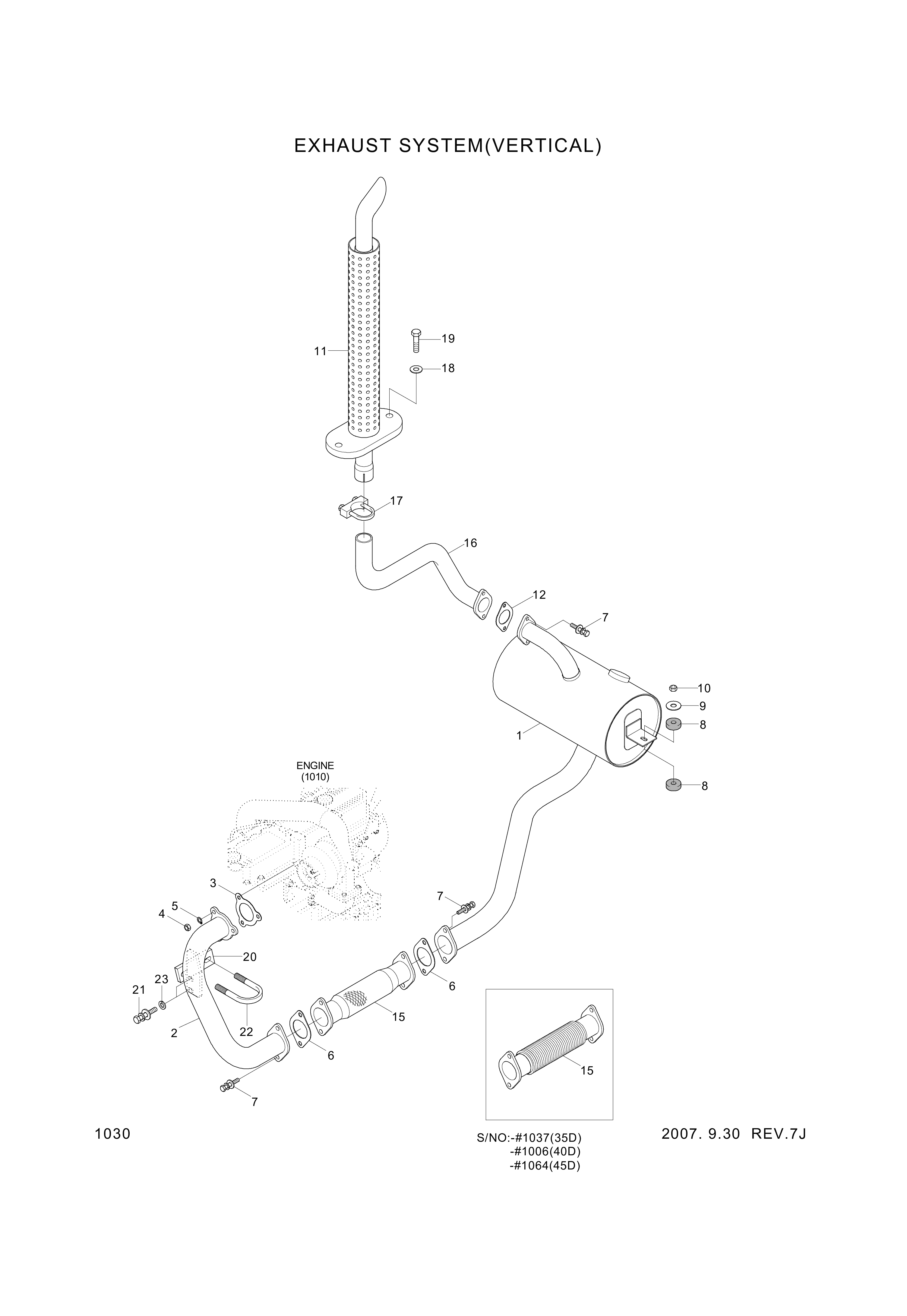 drawing for Hyundai Construction Equipment S170-510002 - CLAMP-U/BOLT (figure 3)