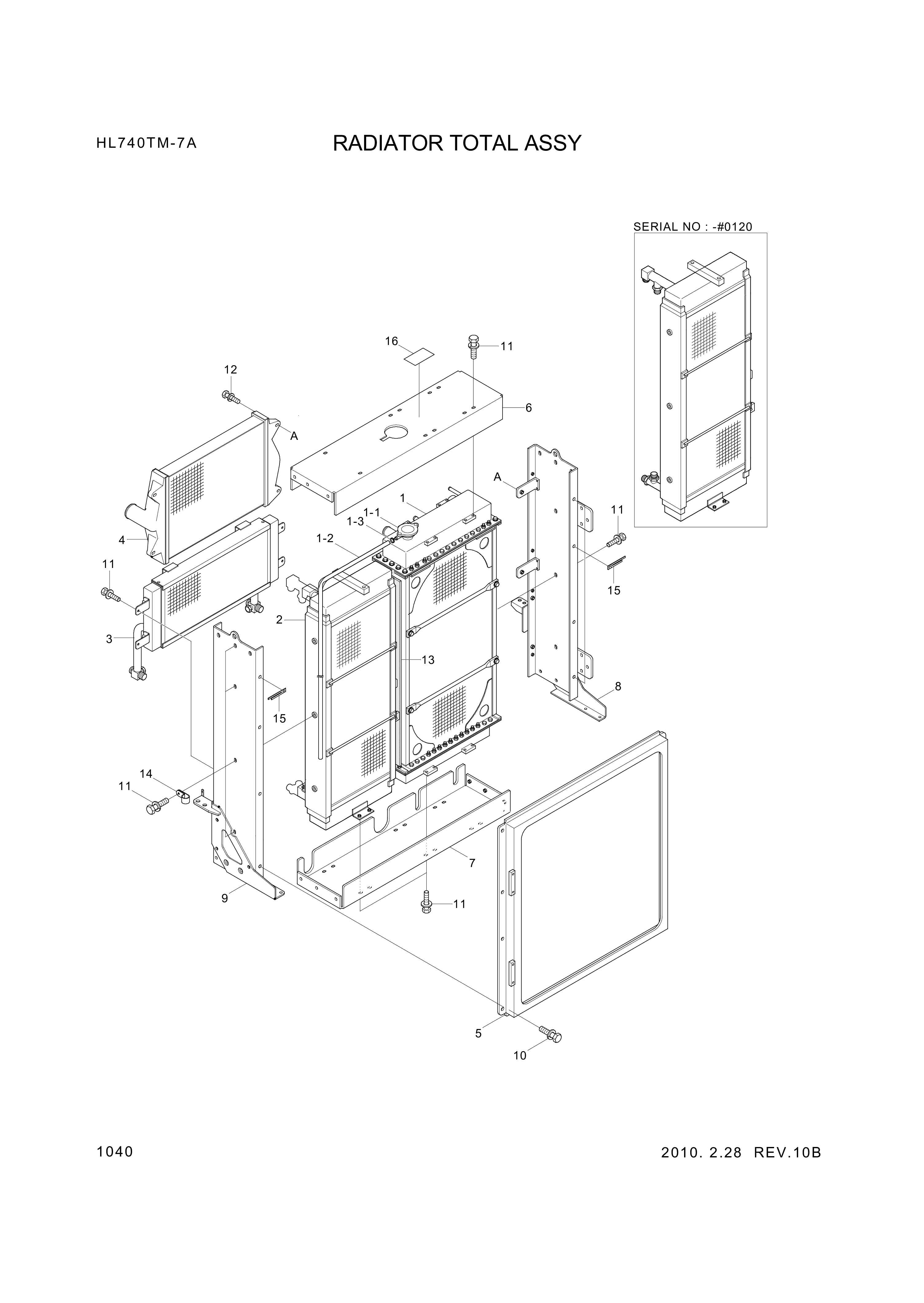 Technical drawing of Hyundai Construction Equipment 96302500 Overflow Hose with dimensions and layout (figure 2)