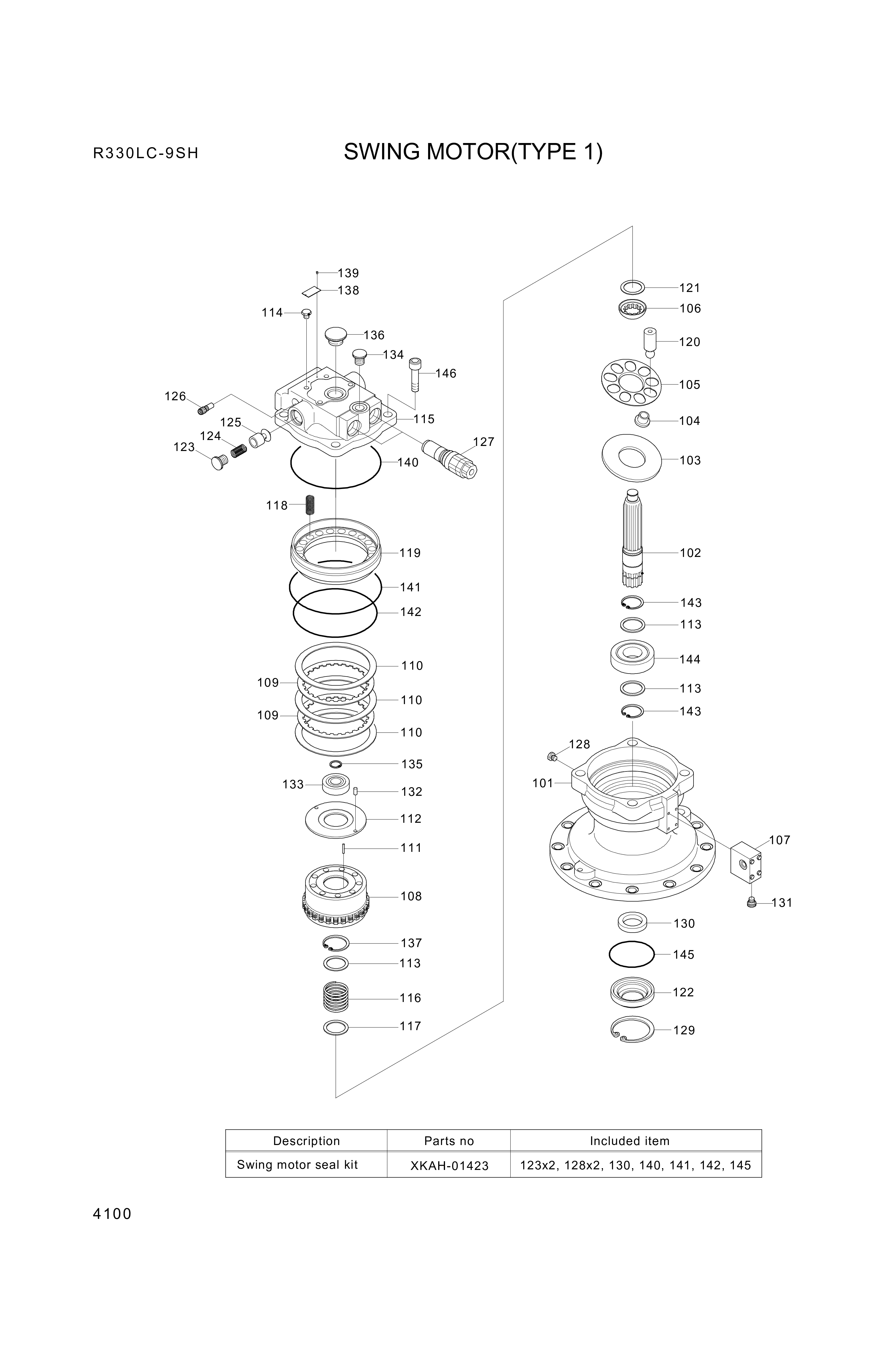 drawing for Hyundai Construction Equipment XKAH-01093 - VALVE-BRAKE (figure 1)