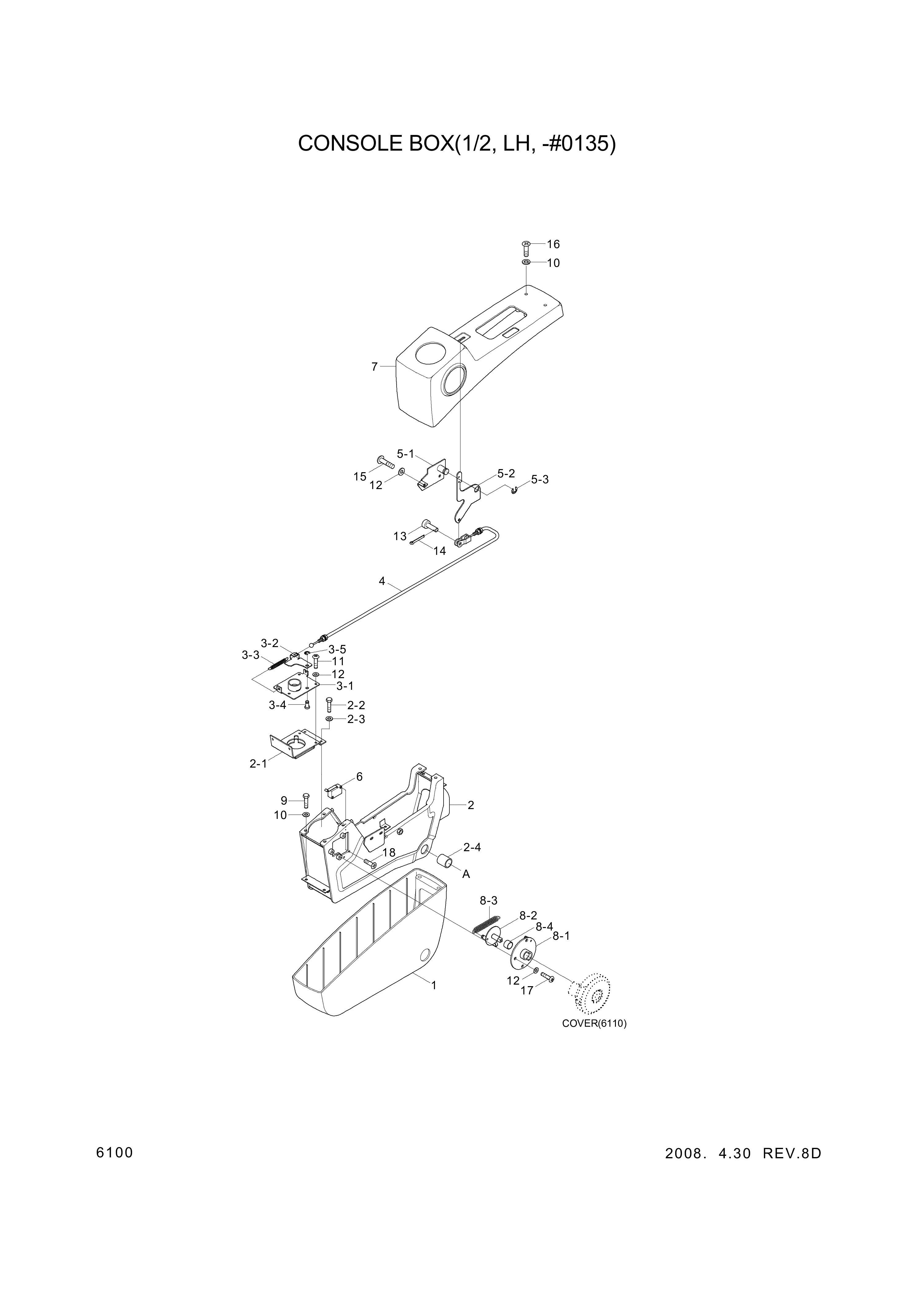 drawing for Hyundai Construction Equipment S161-030166 - BOLT-CROSS RD (figure 1)