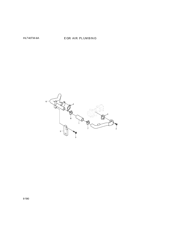 drawing for Hyundai Construction Equipment YUBP-04914 - CLAMP (figure 4)
