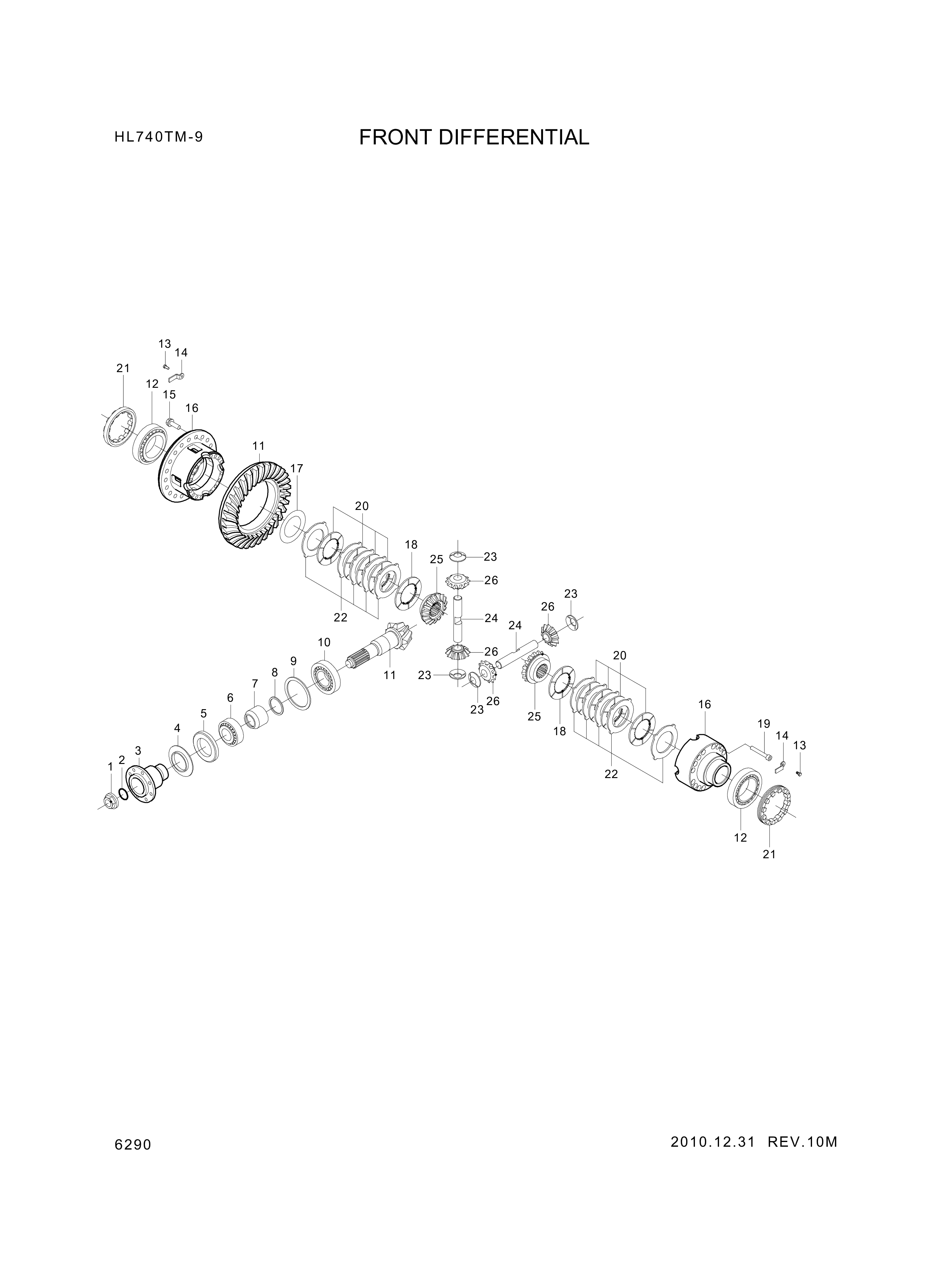 drawing for Hyundai Construction Equipment 1760403801 - DISC (figure 2)