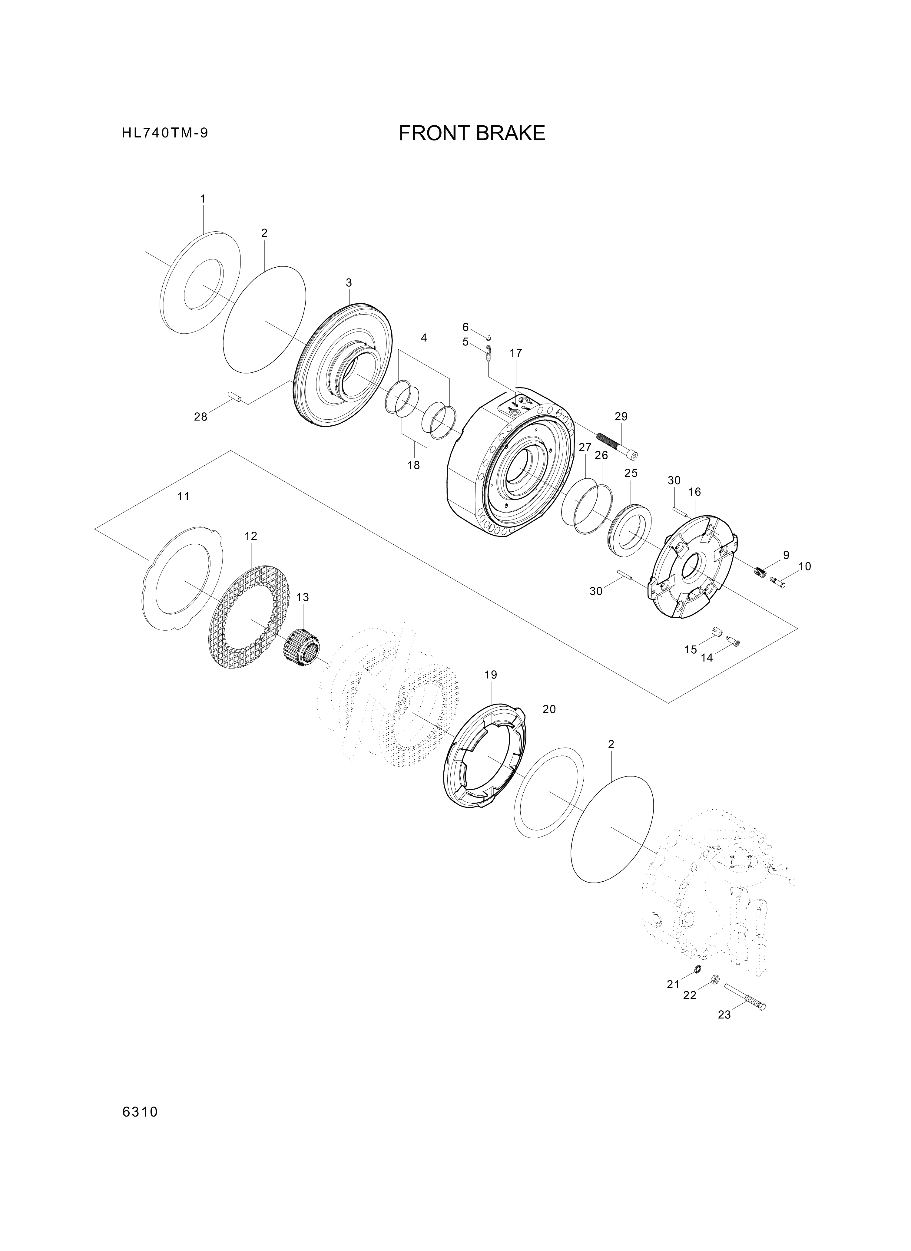 drawing for Hyundai Construction Equipment ZTAM-00205 - WASHER-LOCK (figure 2)
