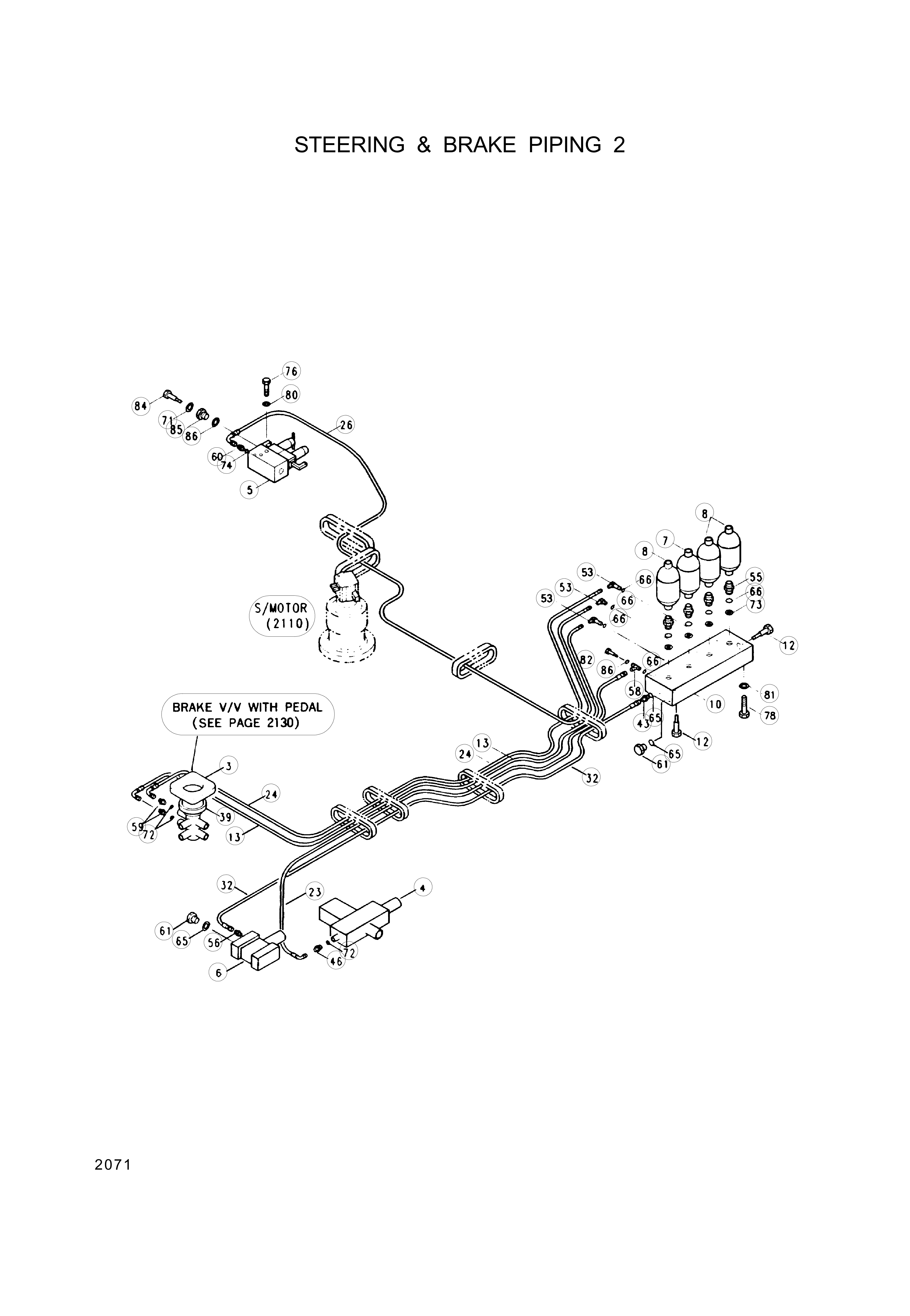 drawing for Hyundai Construction Equipment 477-397-011-0 - VALVE-CUT OFF (figure 1)